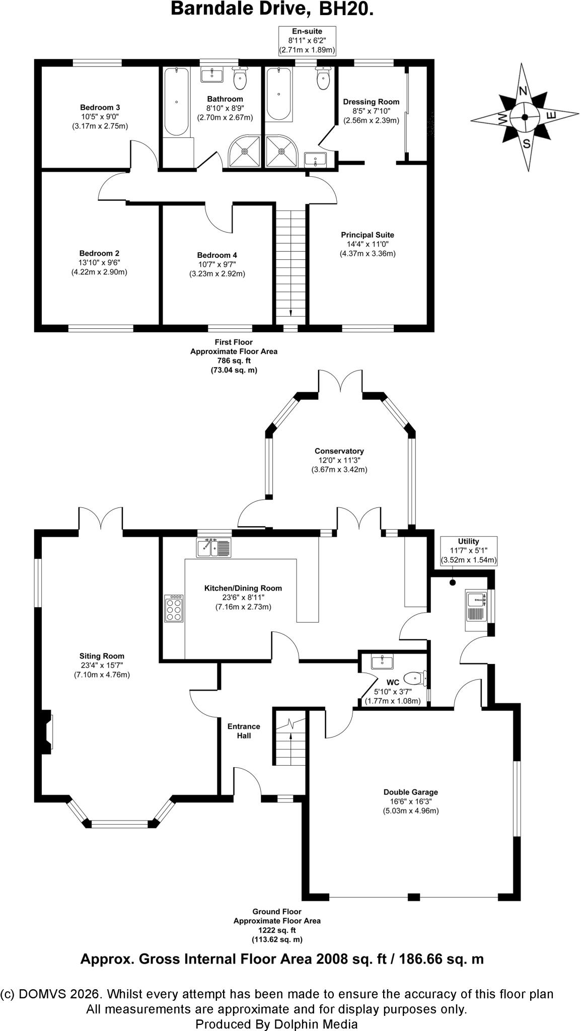 Ridge, Wareham, Dorset floorplan