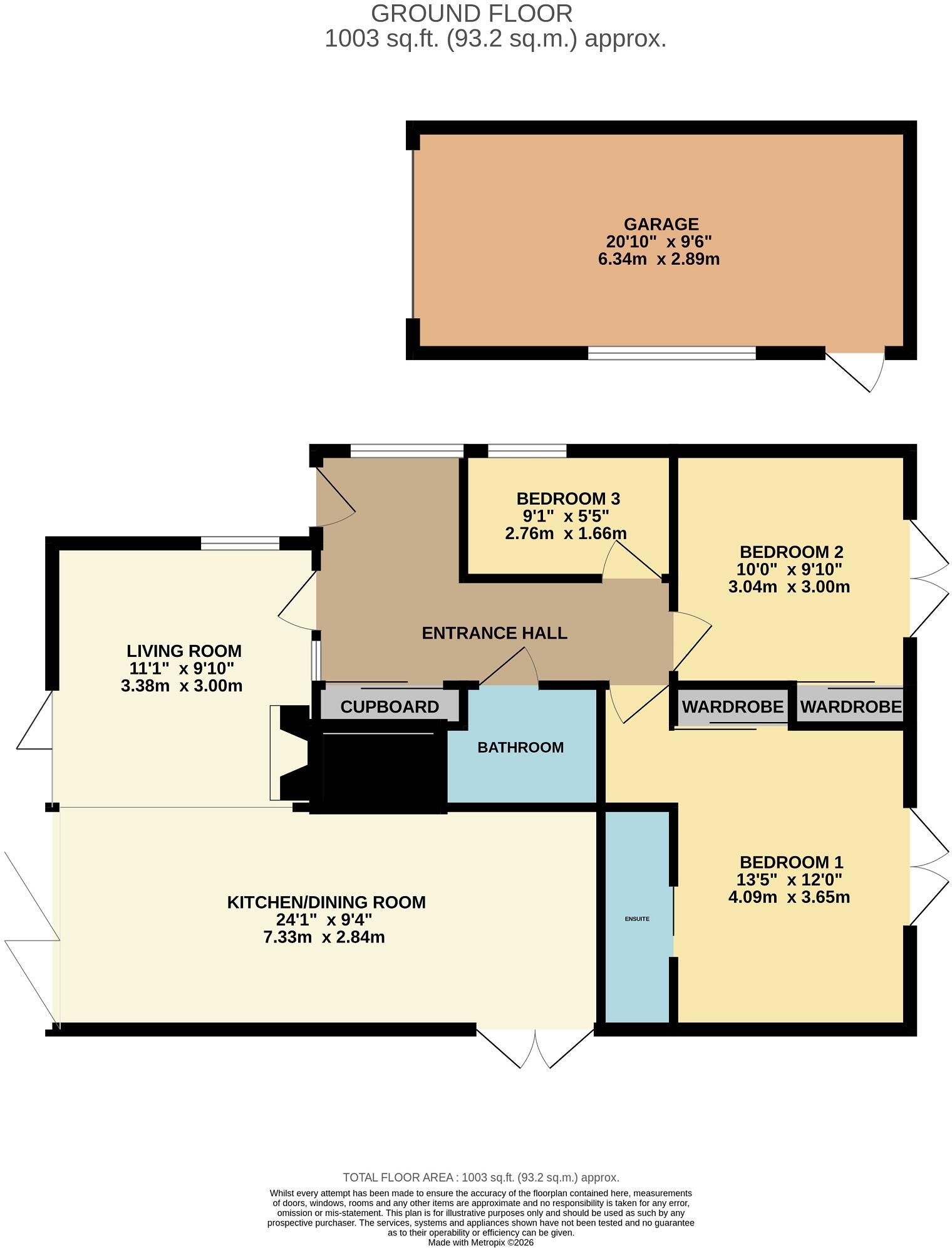 Hazel Close, Highcliffe, Dorset. BH23 4PS floorplan