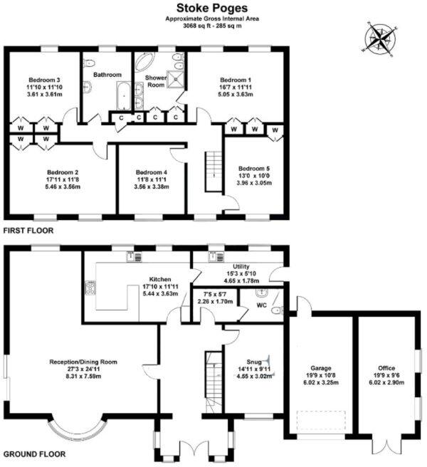 Wychwood, Park Road, Stoke Poges, Slough, Berkshire, SL2 4PE floorplan