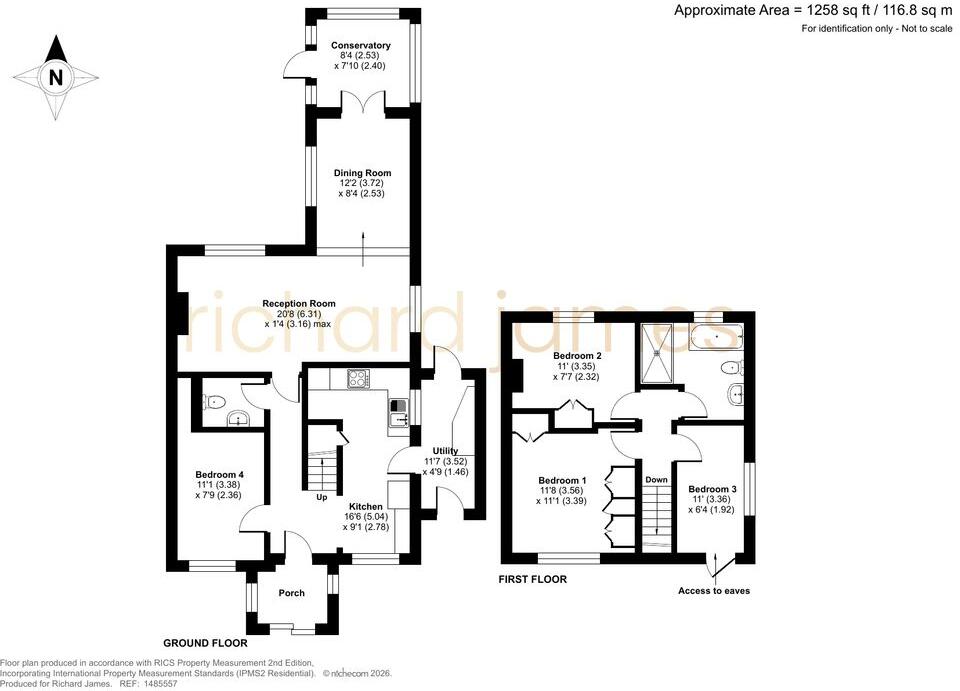 St James Close, Queensfield, Swindon, SN2 floorplan