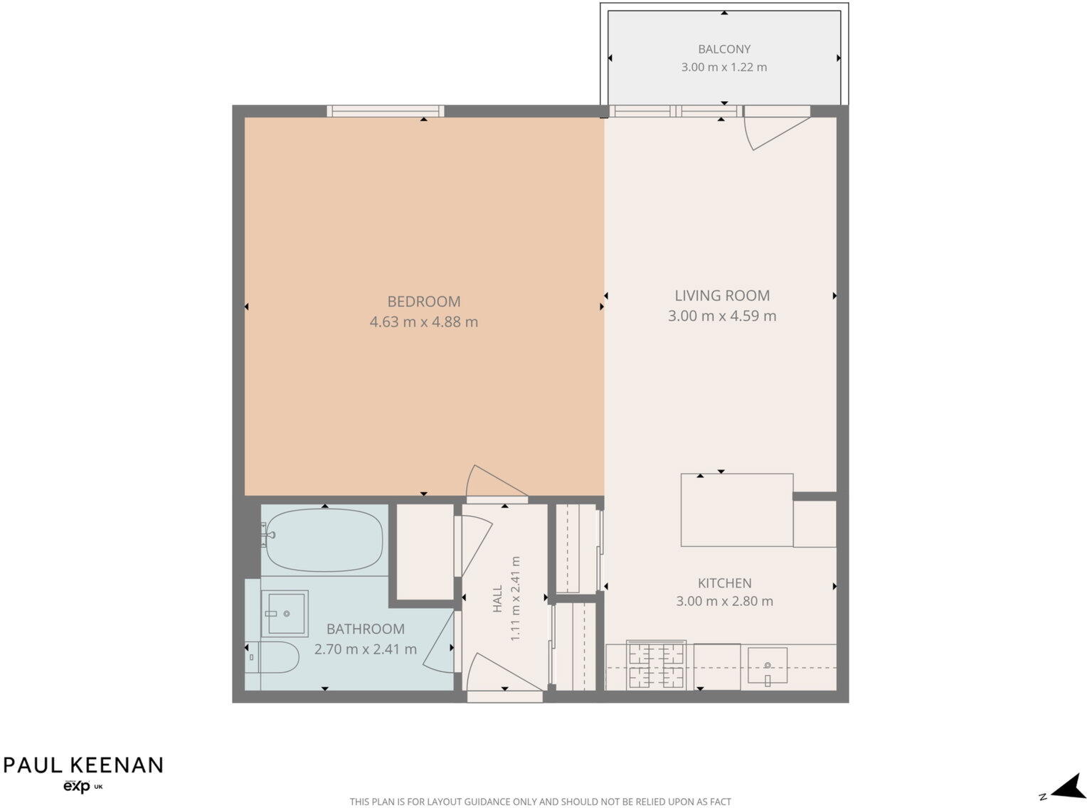 Rose Street, Glasgow, G3 floorplan