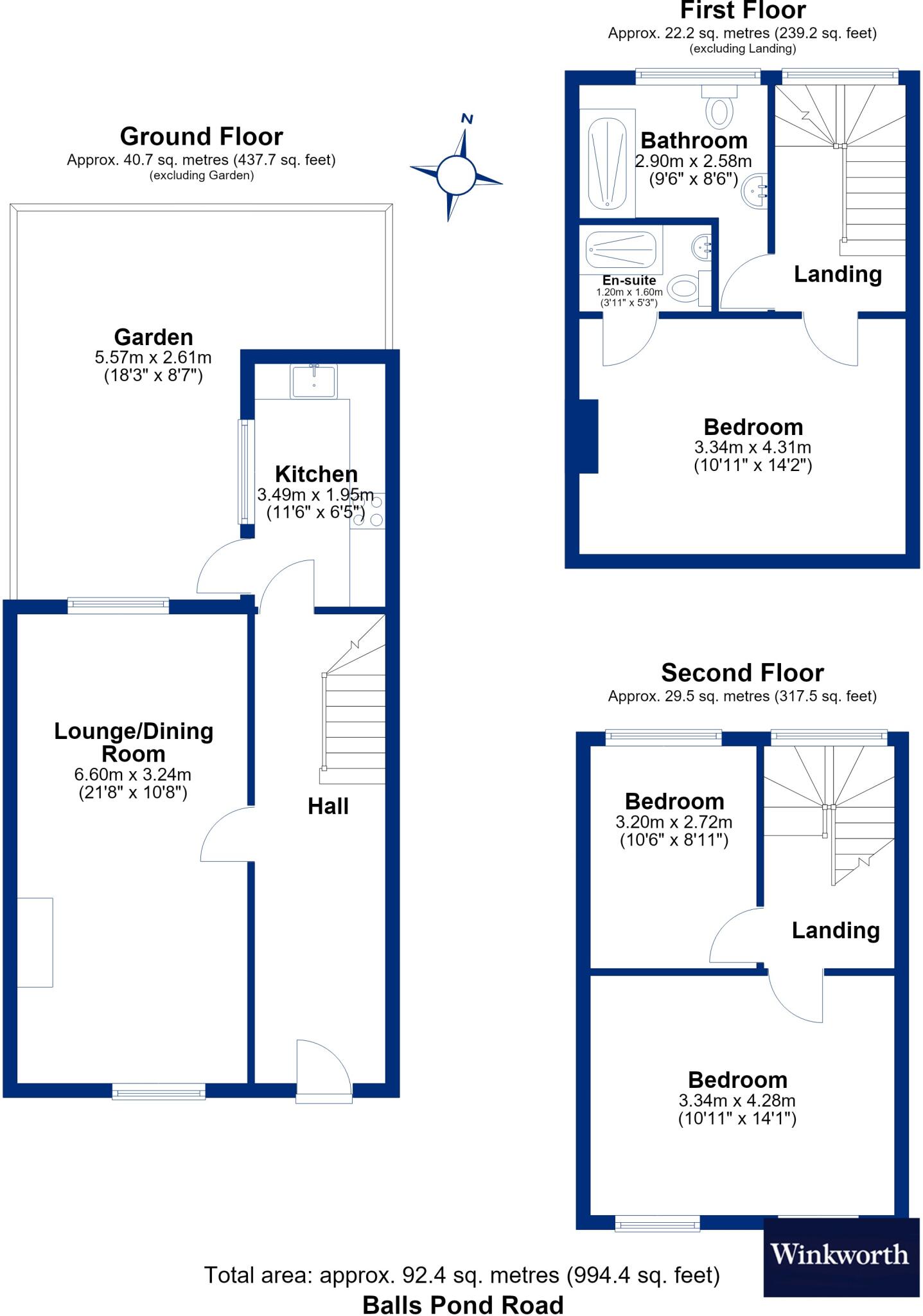 Balls Pond Road, London, N1 floorplan