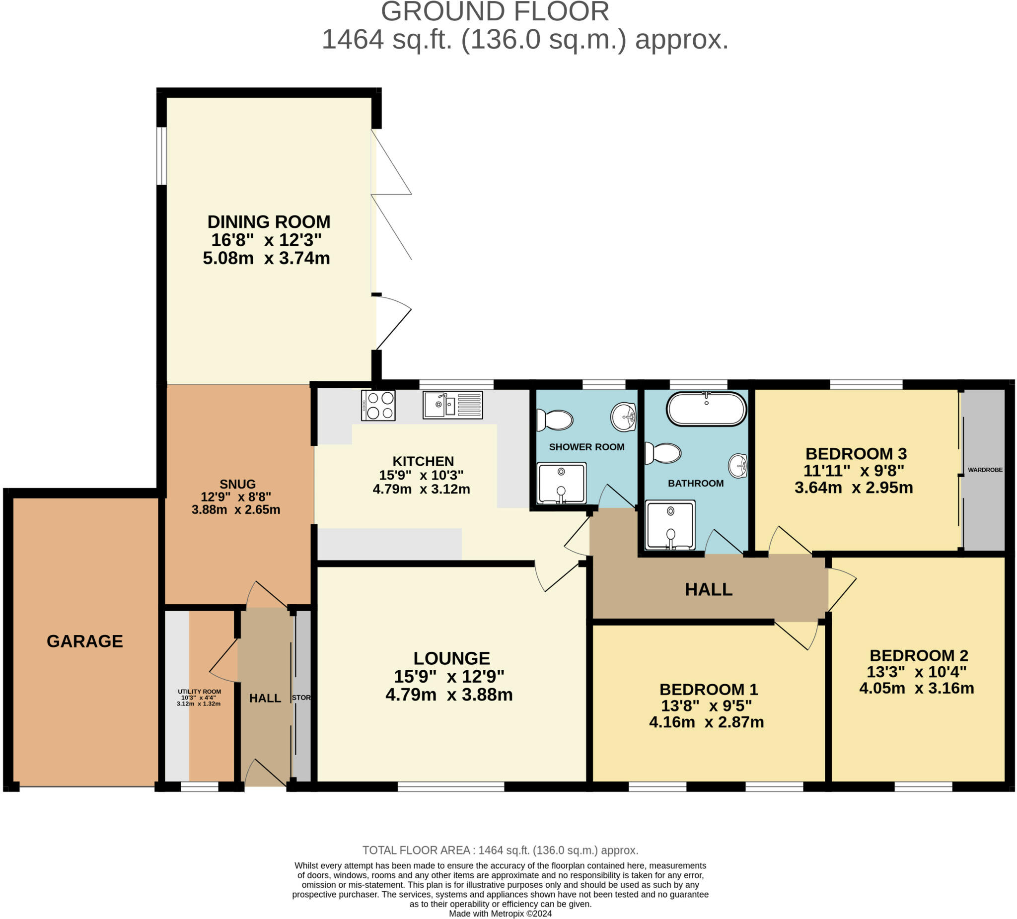 6, Northdene, Bideford, Devon, EX39 floorplan