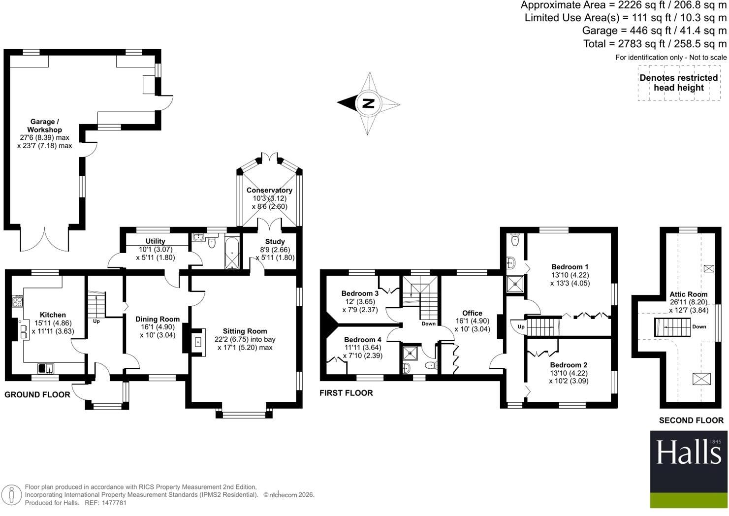 Old School House, Mainstone, Bishops Castle, SY9 5LQ floorplan