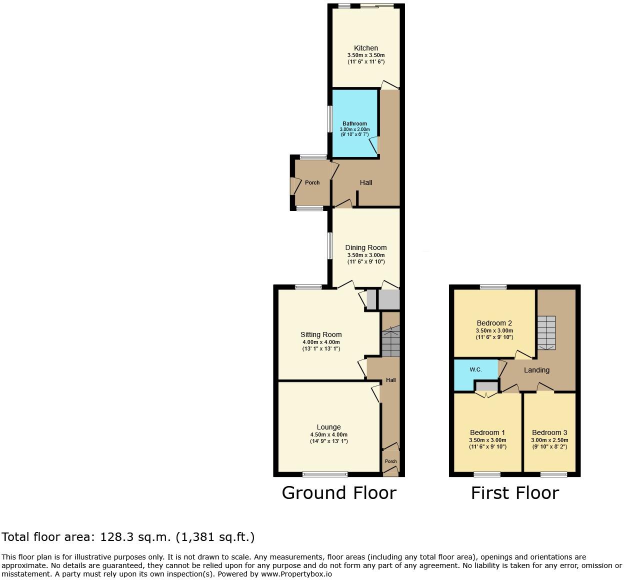40 Philip Street, Bainsford, Falkirk FK2 7JE floorplan