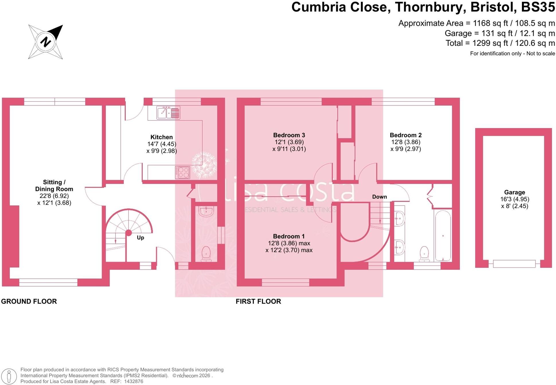 Cumbria Close, Thornbury, BS35 floorplan