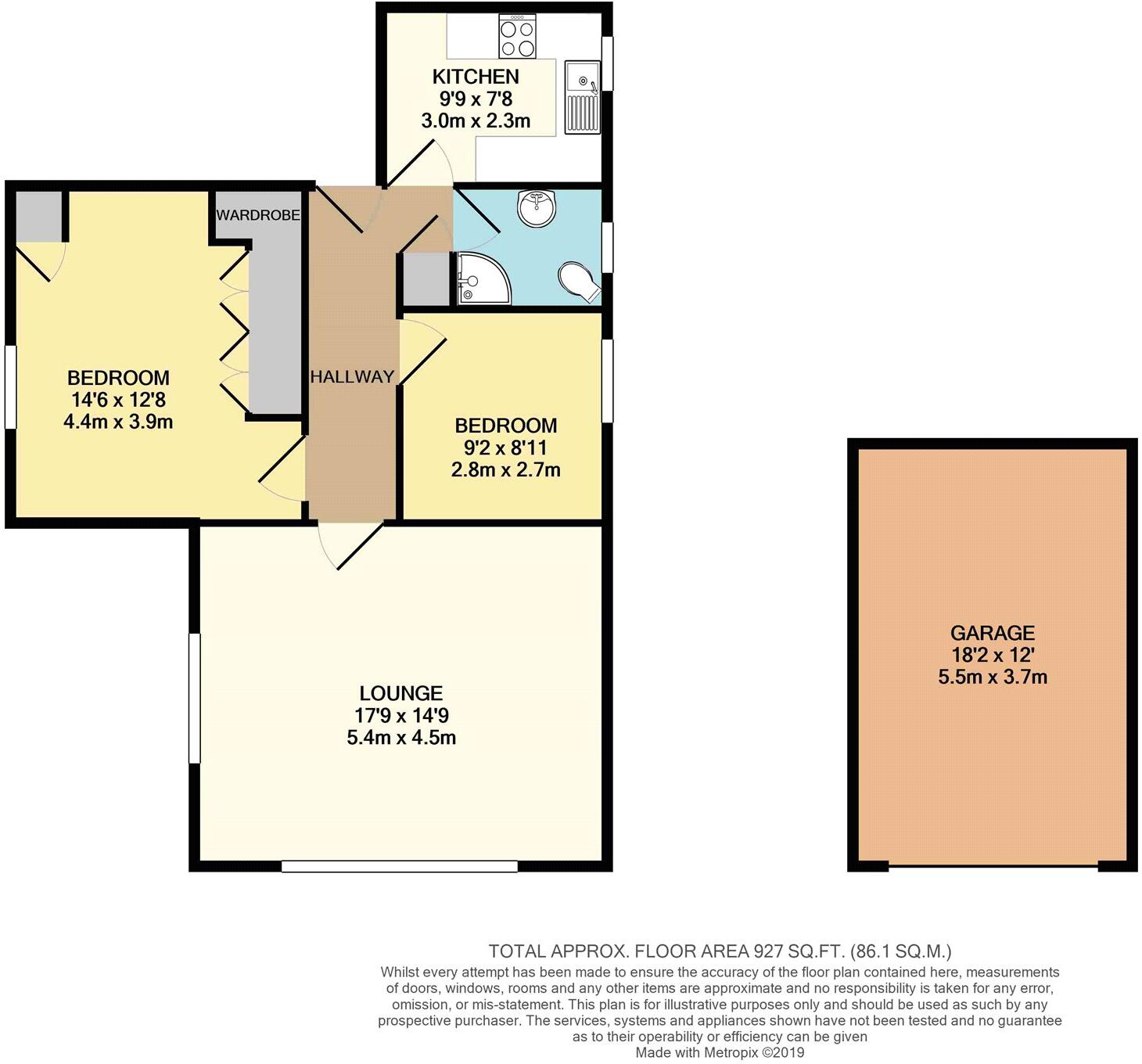 Hague Bar House, Waterside Road, High Peak, Derbyshire, SK22 floorplan