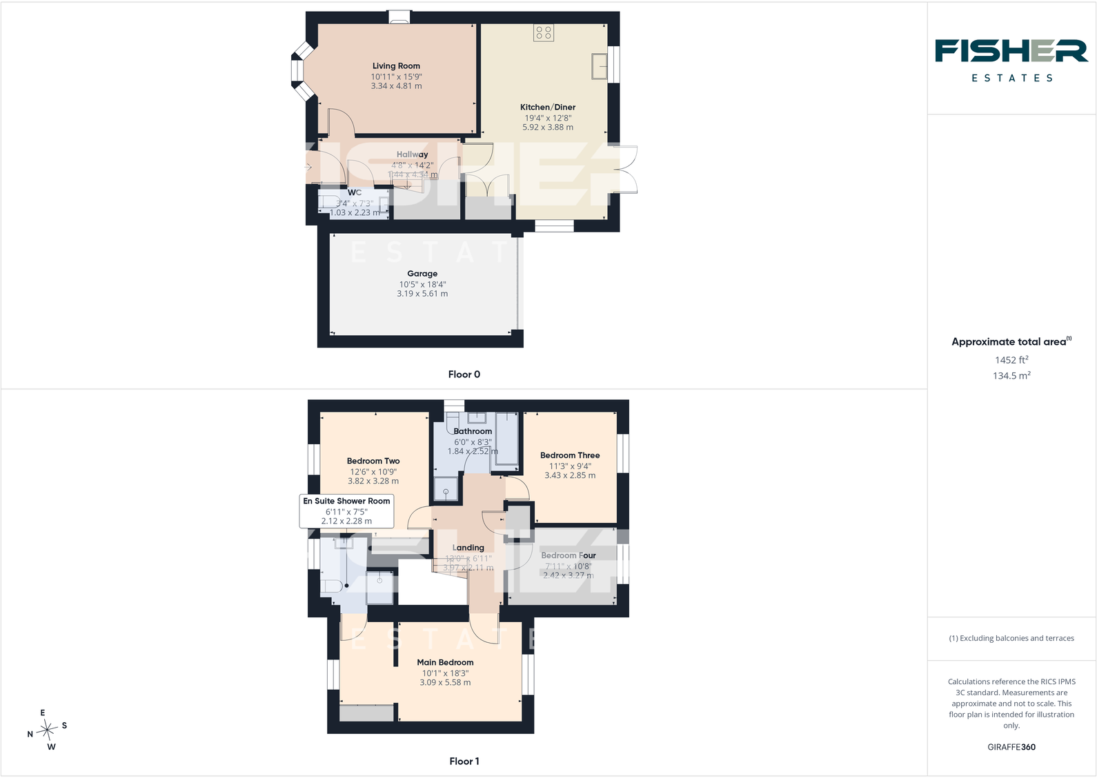 Fleming Road, Little Canfield, Dunmow, CM6 1GH floorplan