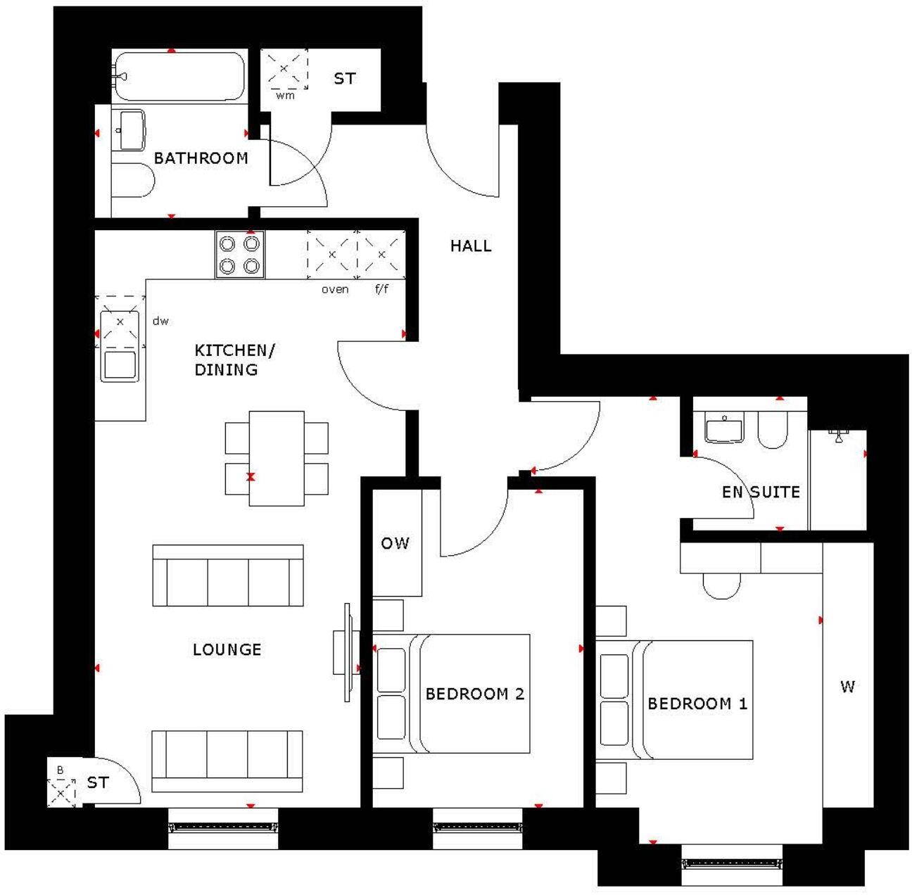 Younger Gardens,
St. Andrews,
KY16 8AB floorplan