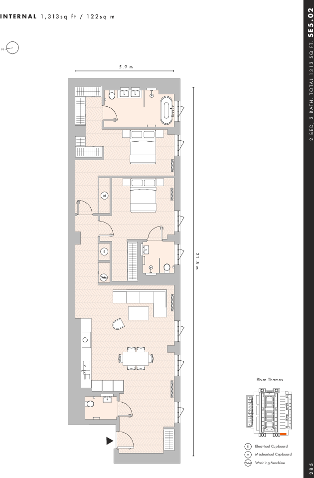 L-001215, Battersea Power Station, Circus Road South floorplan