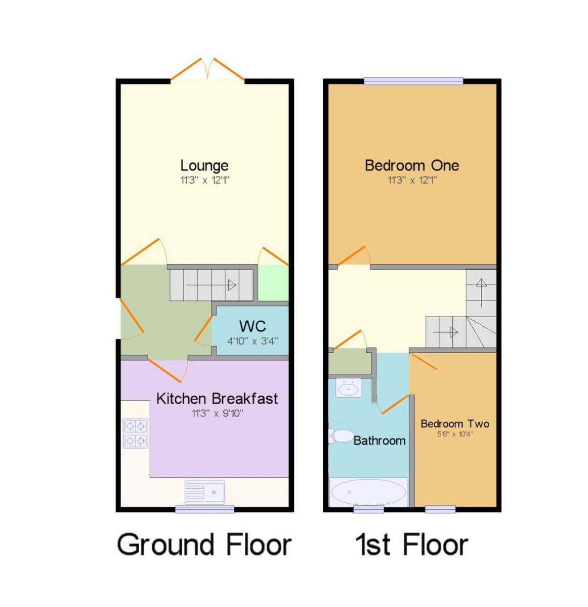 The Leys, Gloucestershire, GL13 floorplan