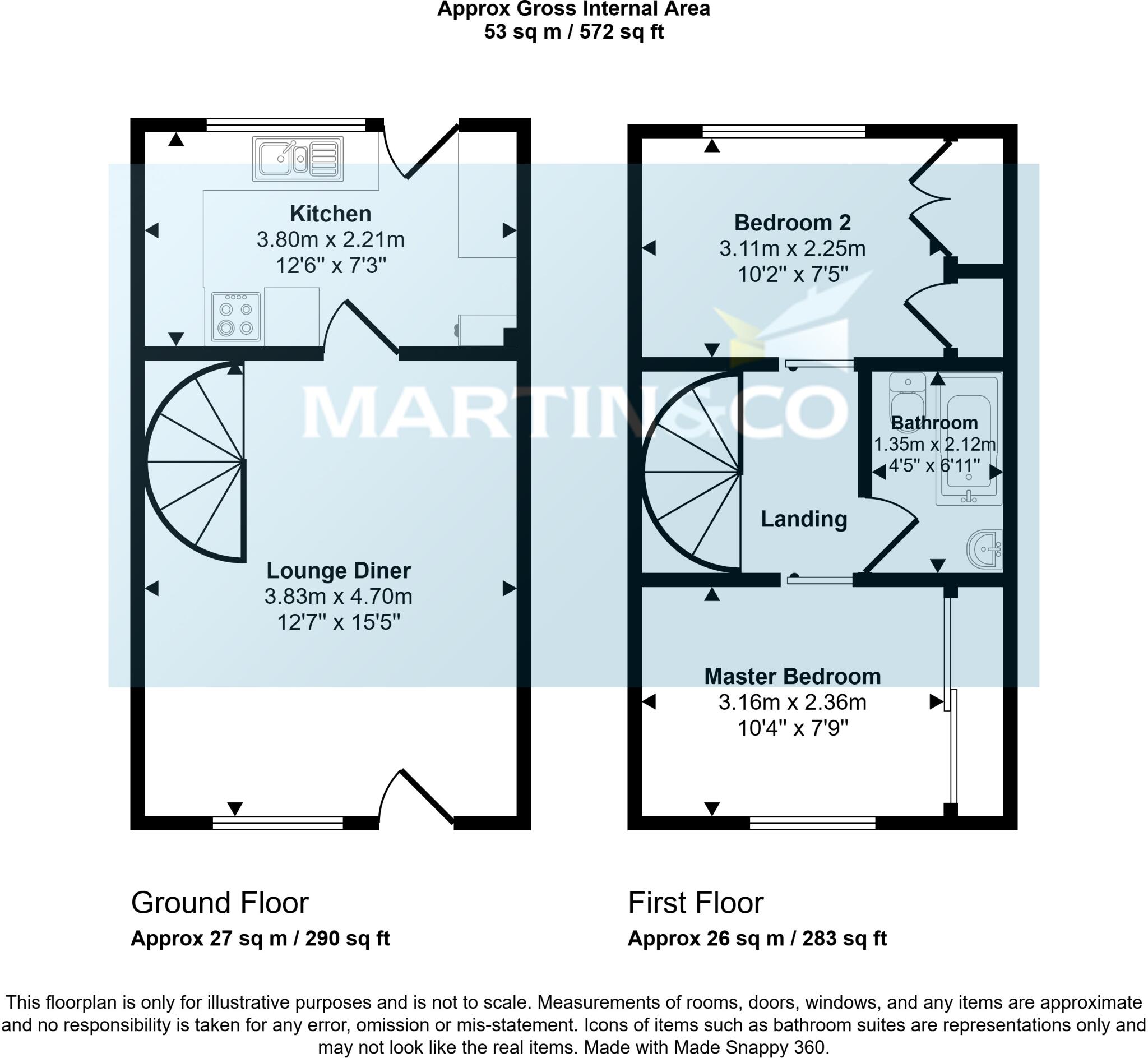 Mendip Close, Verwood floorplan