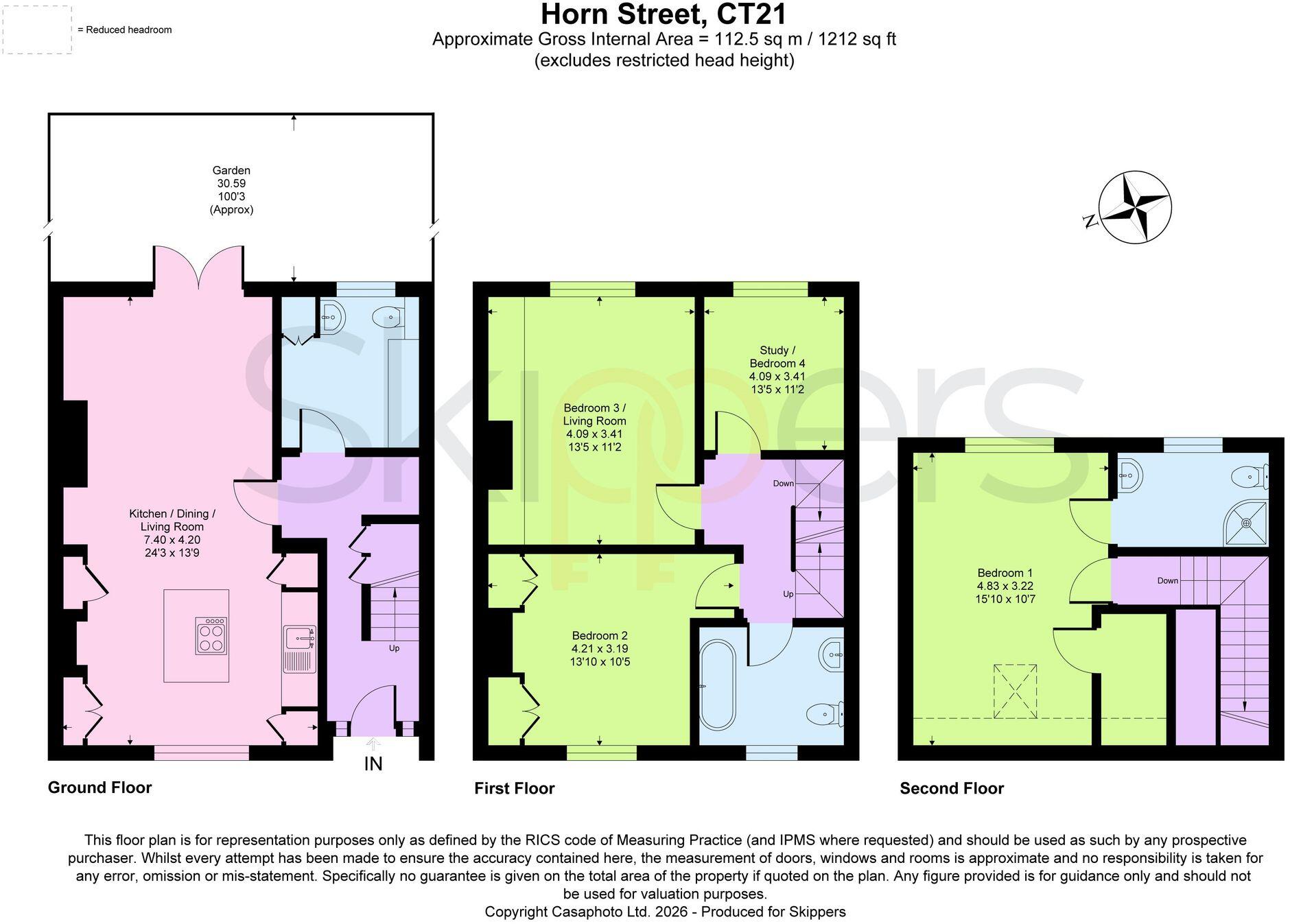 Horn Street, Hythe, CT21 floorplan