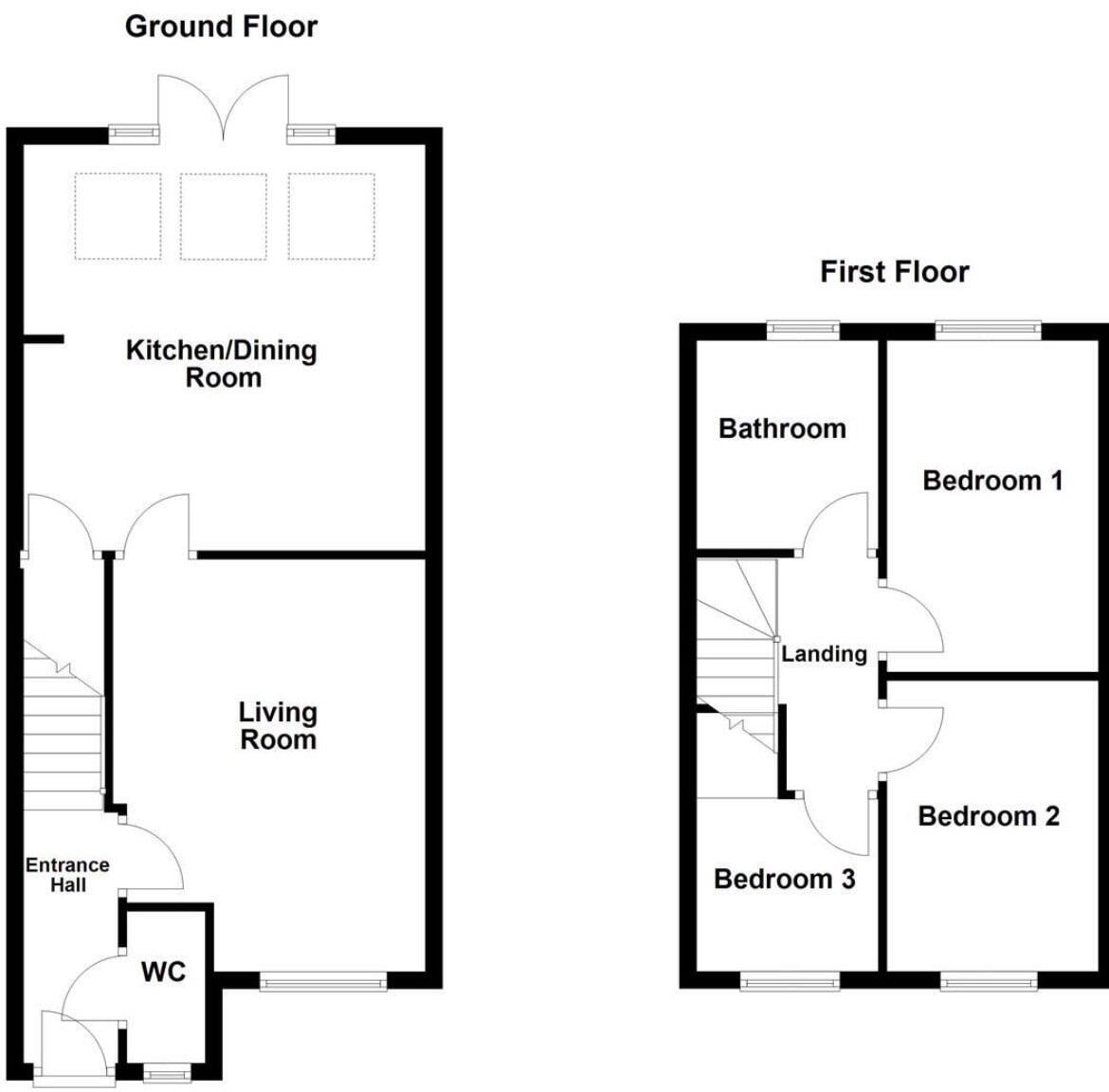 Serenity Close, Stanley, WF3 floorplan
