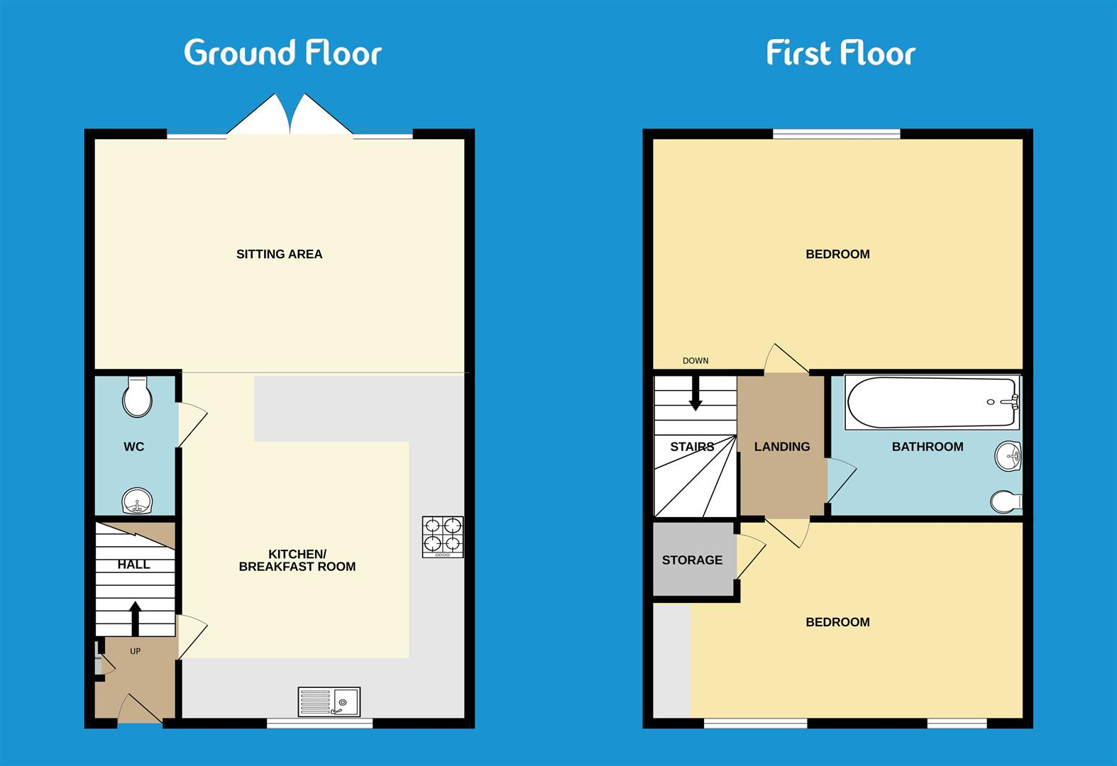 Barley Rise, Launceston floorplan