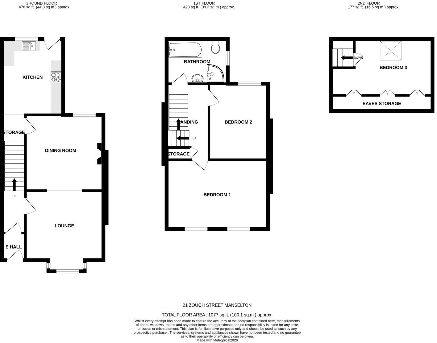 Zouch Street, Manselton, Swansea floorplan