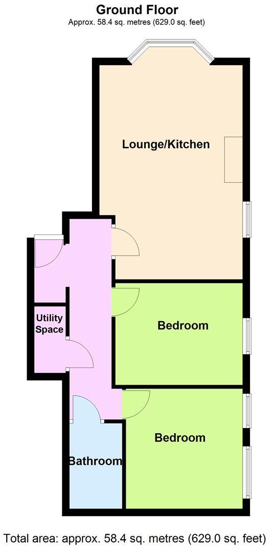 Reigate Road, Worthing floorplan