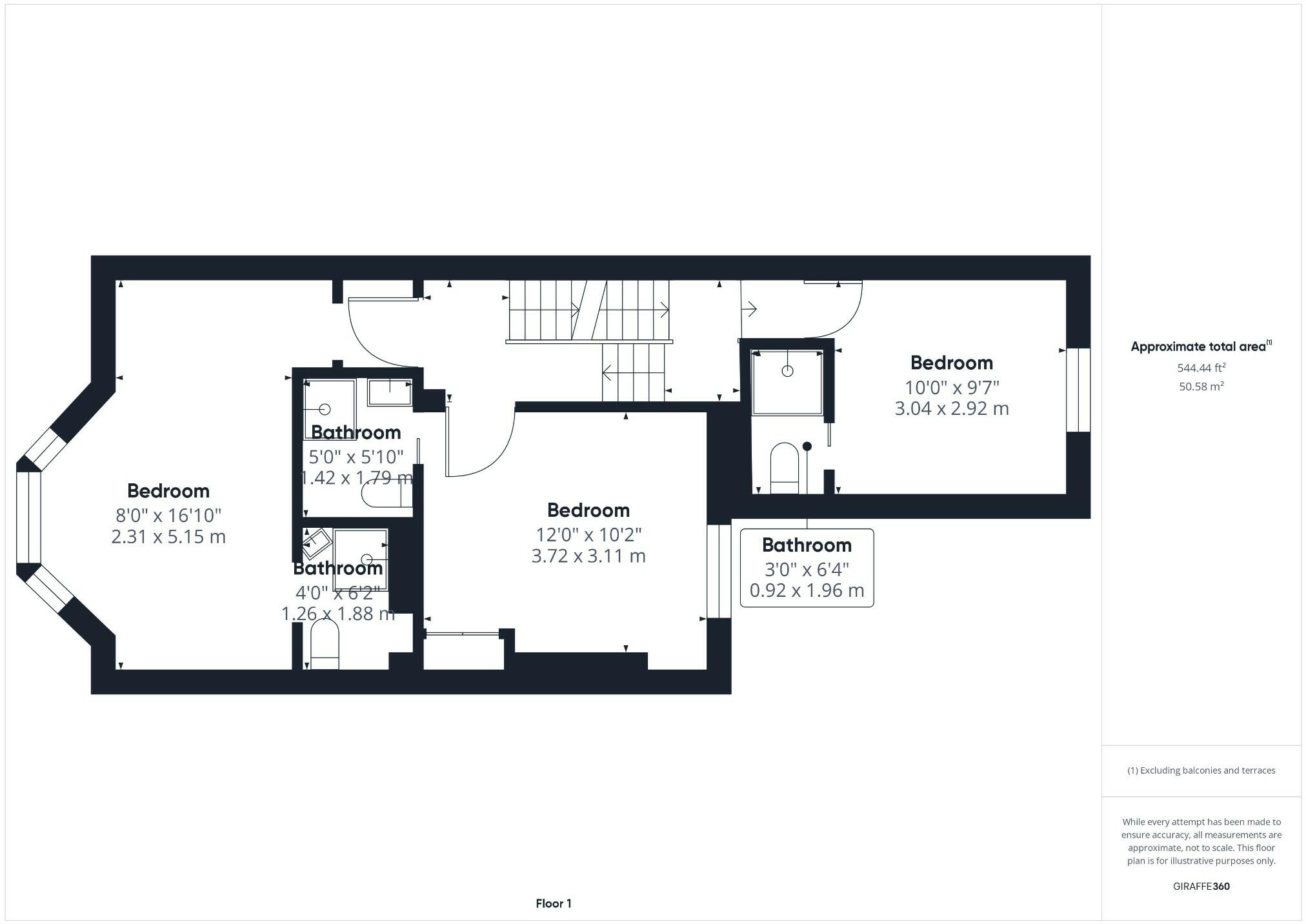 Bourne Street, Eastbourne, East Sussex, BN21 floorplan