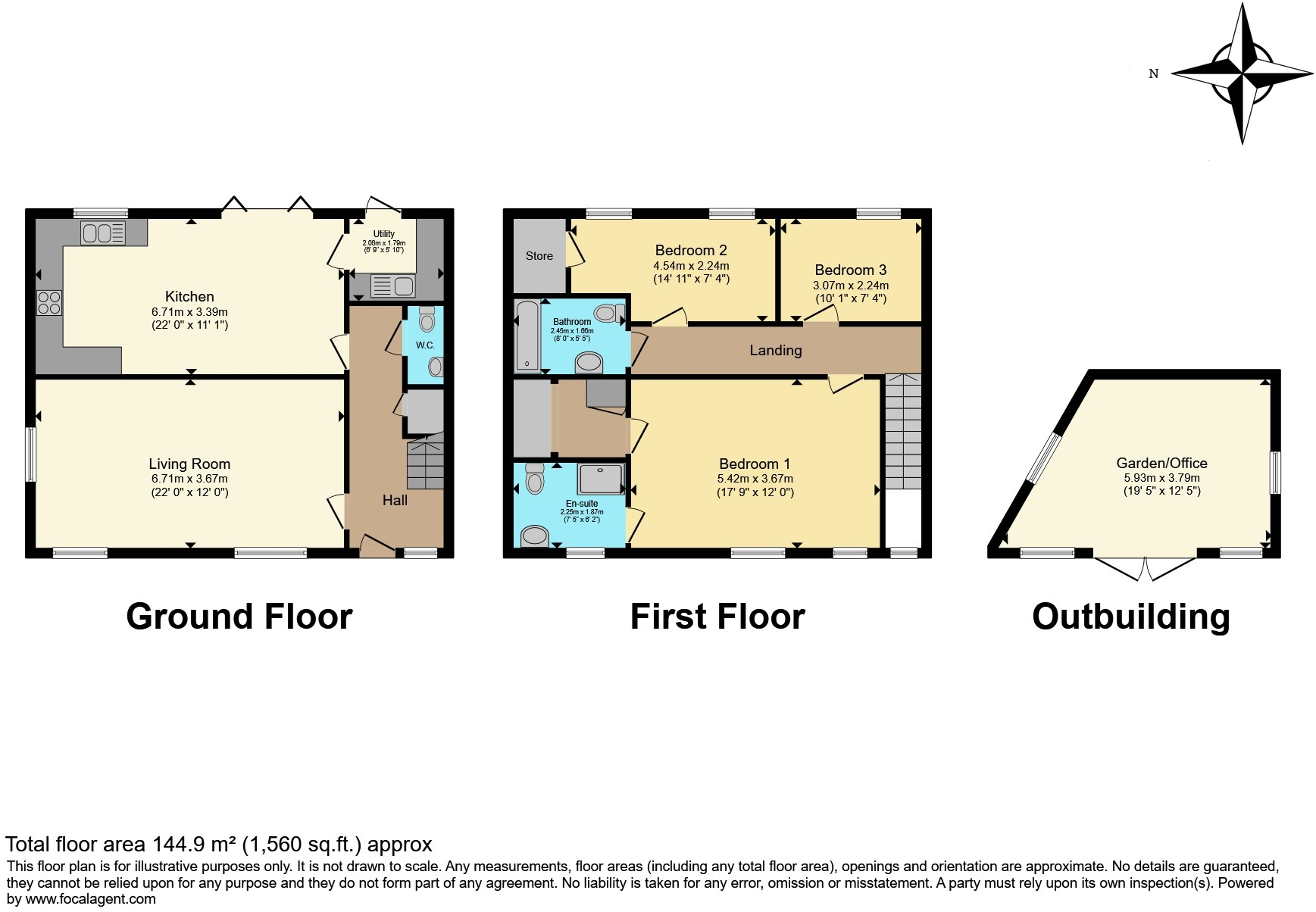 Hailey Lane, Hertford, SG13 floorplan