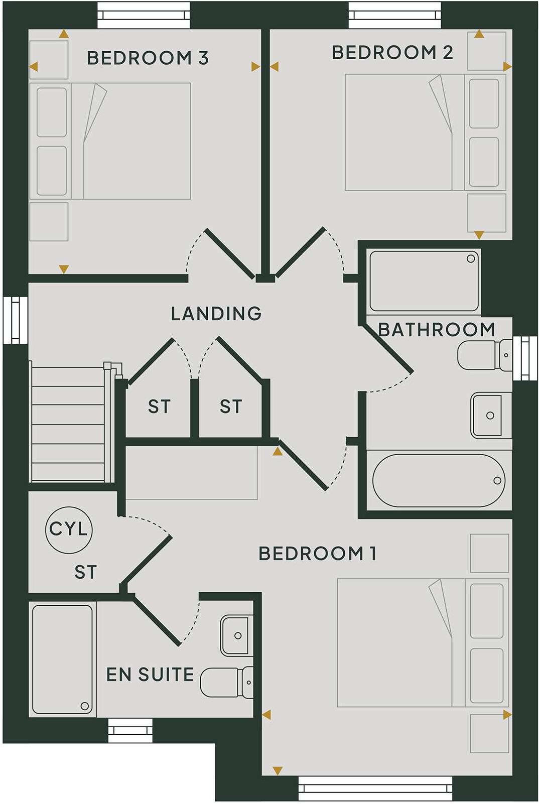 Hollycroft Grange
Normandy Way

Hinckley
LE10 3FG floorplan