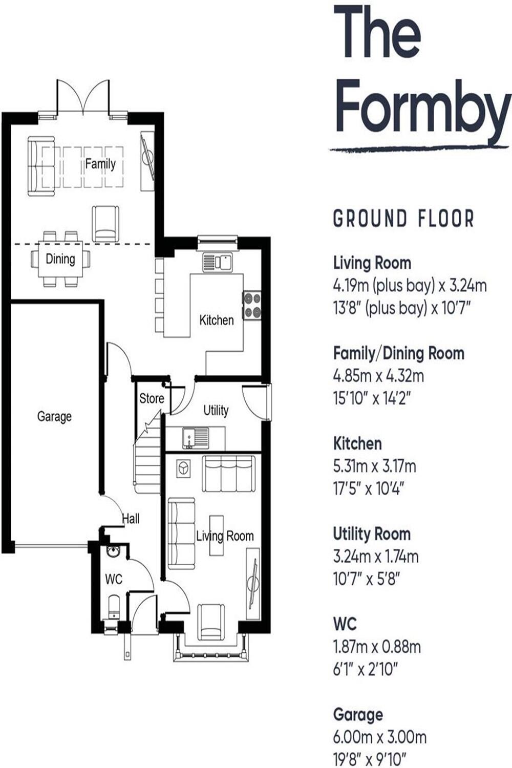 Viscount Close, BL6 floorplan