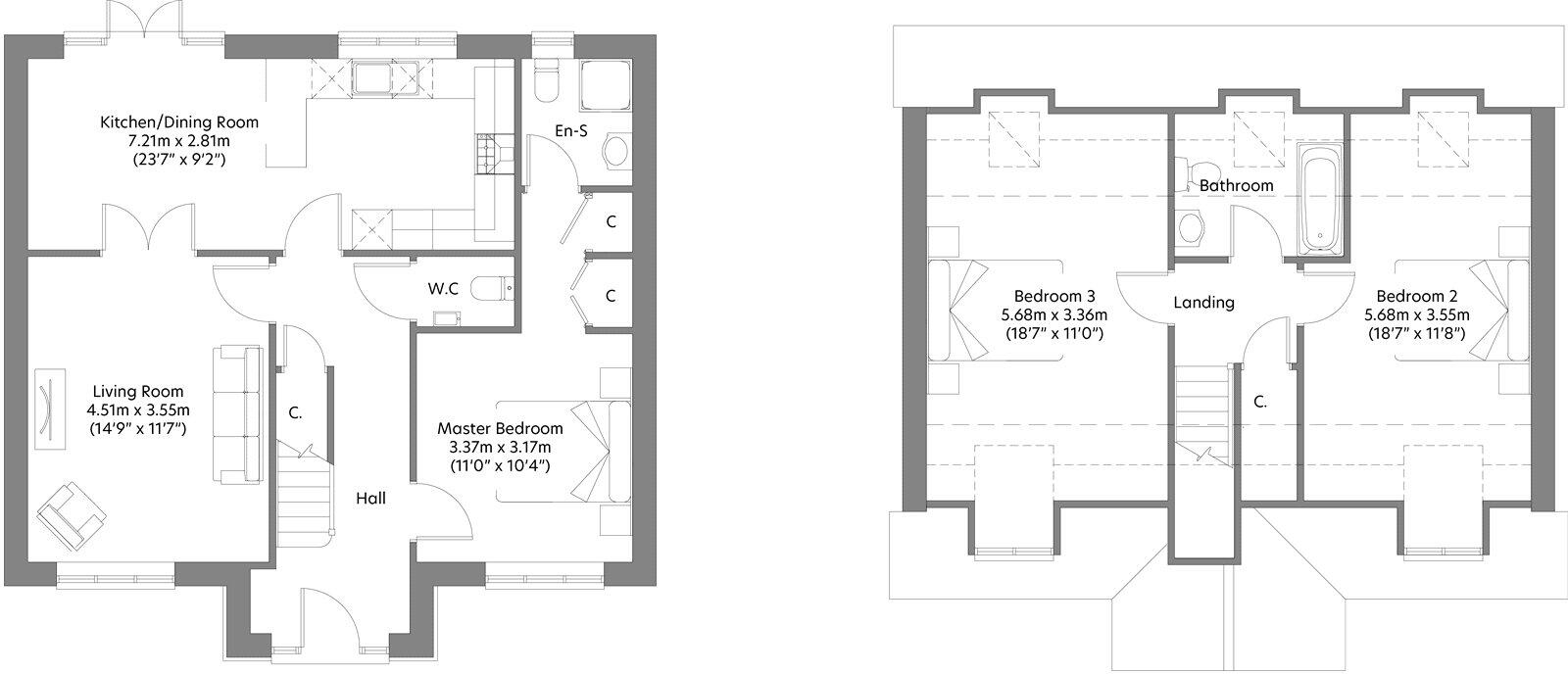 The Glemsford, Briscoe Way, Lakenheath, IP27 floorplan