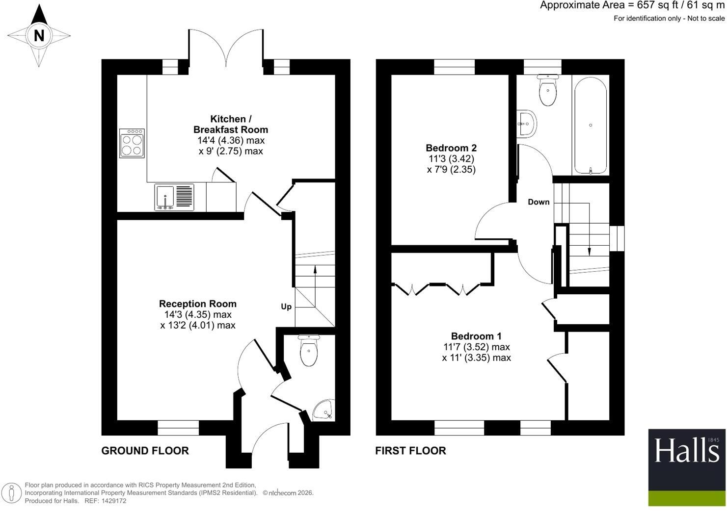 Dudley Grove, Doseley, Telford floorplan