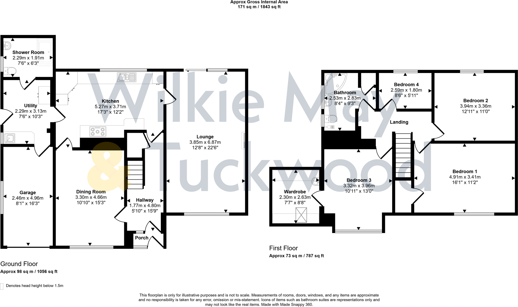 Pemswell Road, Minehead floorplan