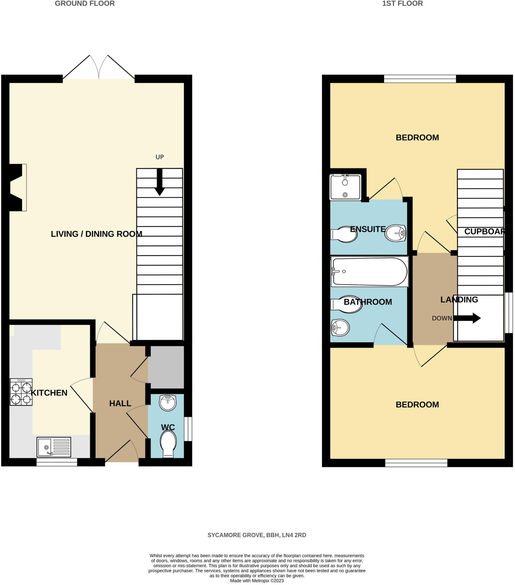 Sycamore Grove, Lincoln, LN4 floorplan