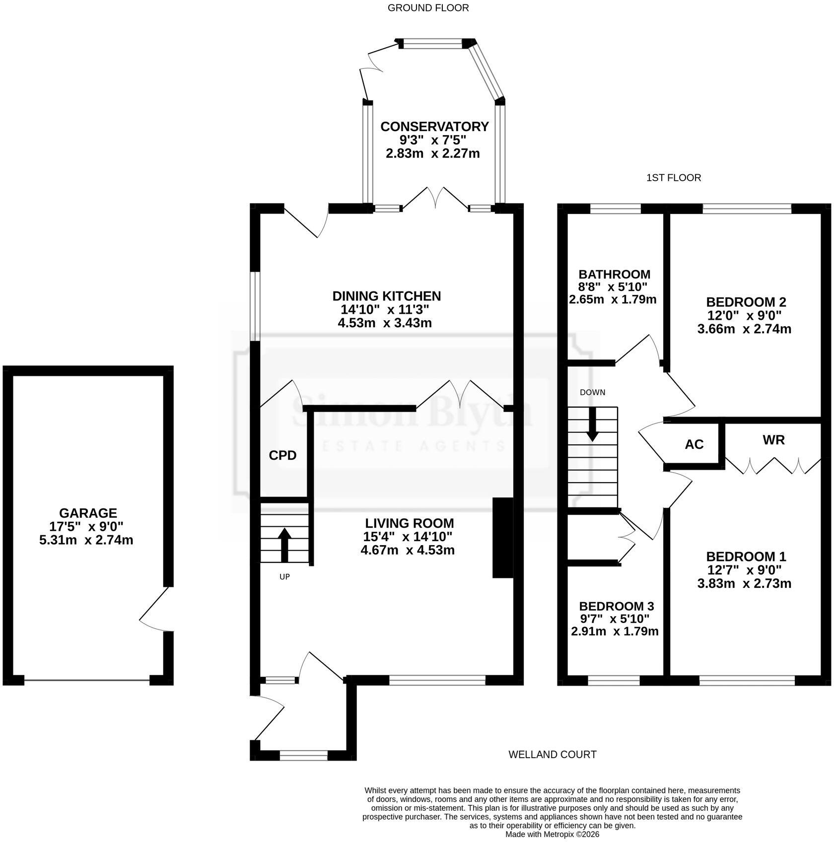 Welland Court, Higham, S75 floorplan