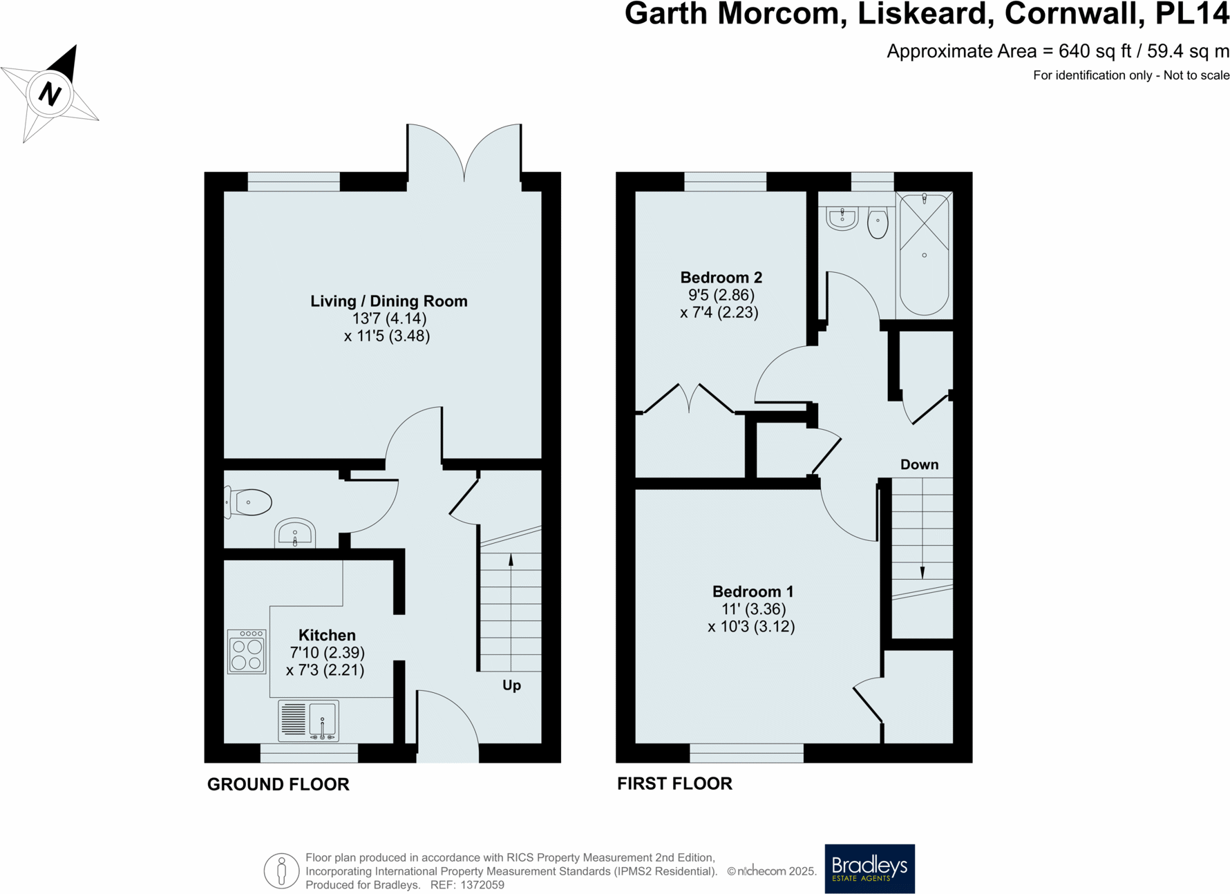 Garth Morcom, Liskeard, Cornwall floorplan