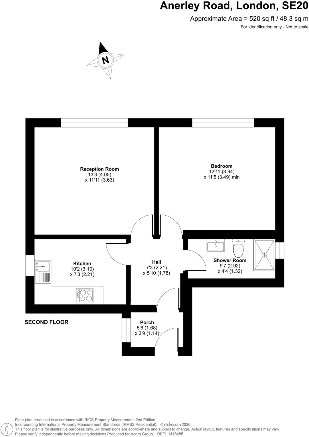 Anerley Road, London floorplan