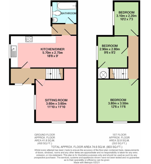Lime Tree Place, Stowmarket floorplan