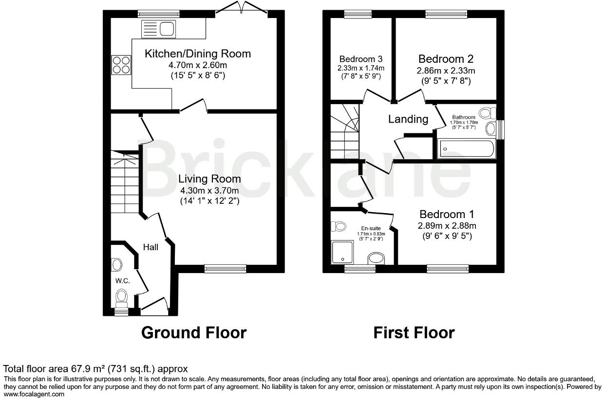 Blake Close, Market Harborough, LE16 9XP floorplan