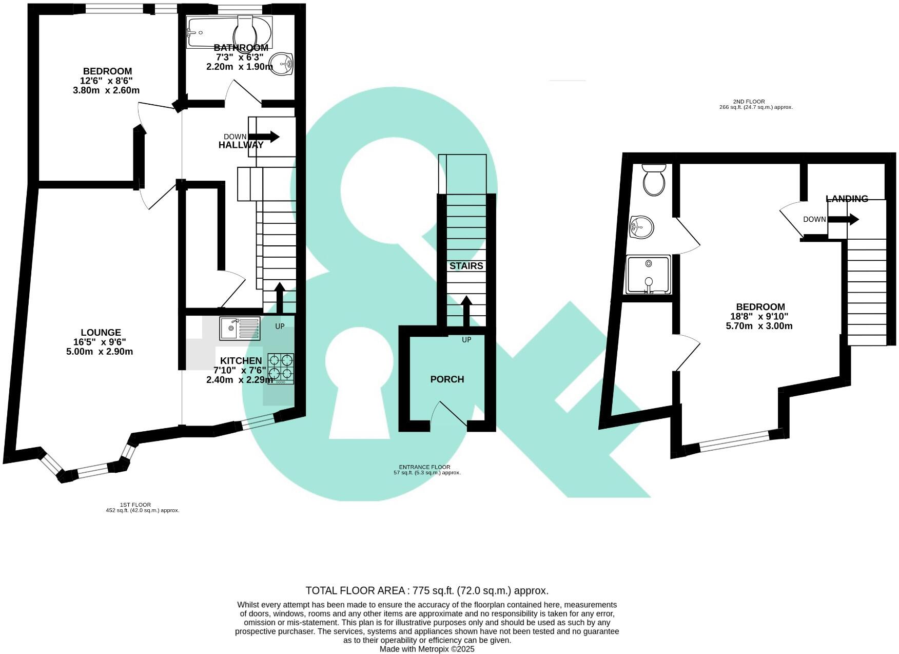Charminster Road, Bournemouth, Dorset, BH8 floorplan