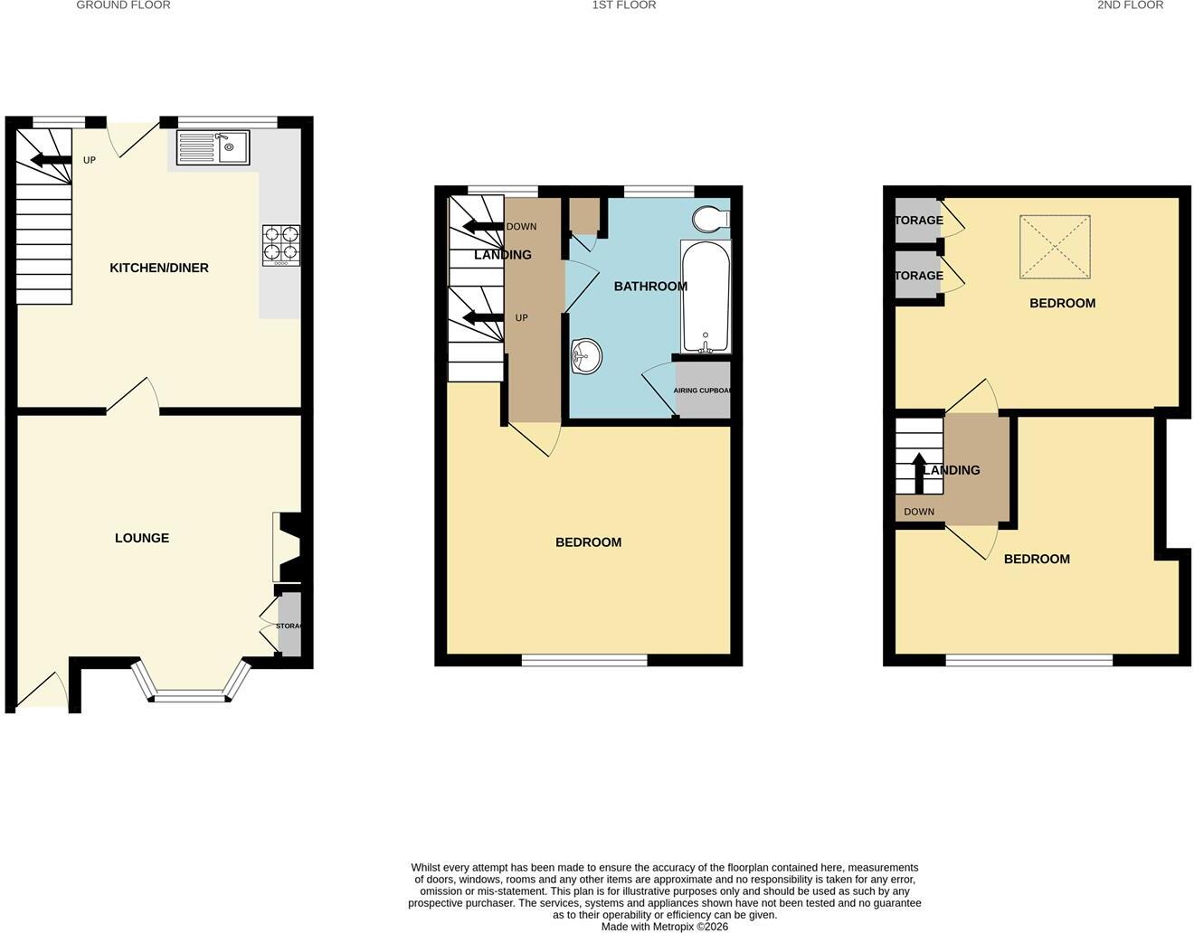 Dale Side, Buxton floorplan