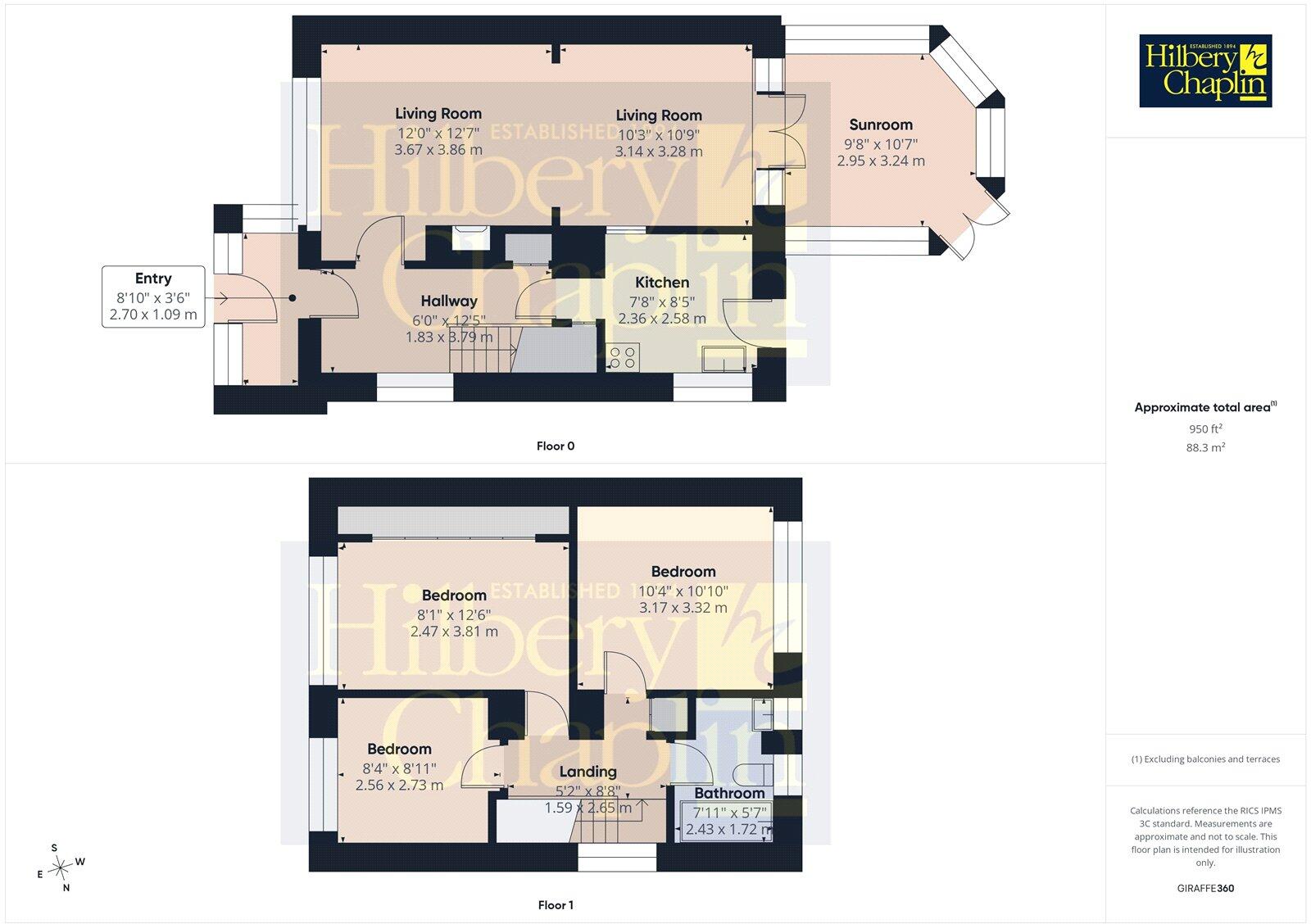 Queen Street, Warley, Brentwood, Essex, CM14 floorplan