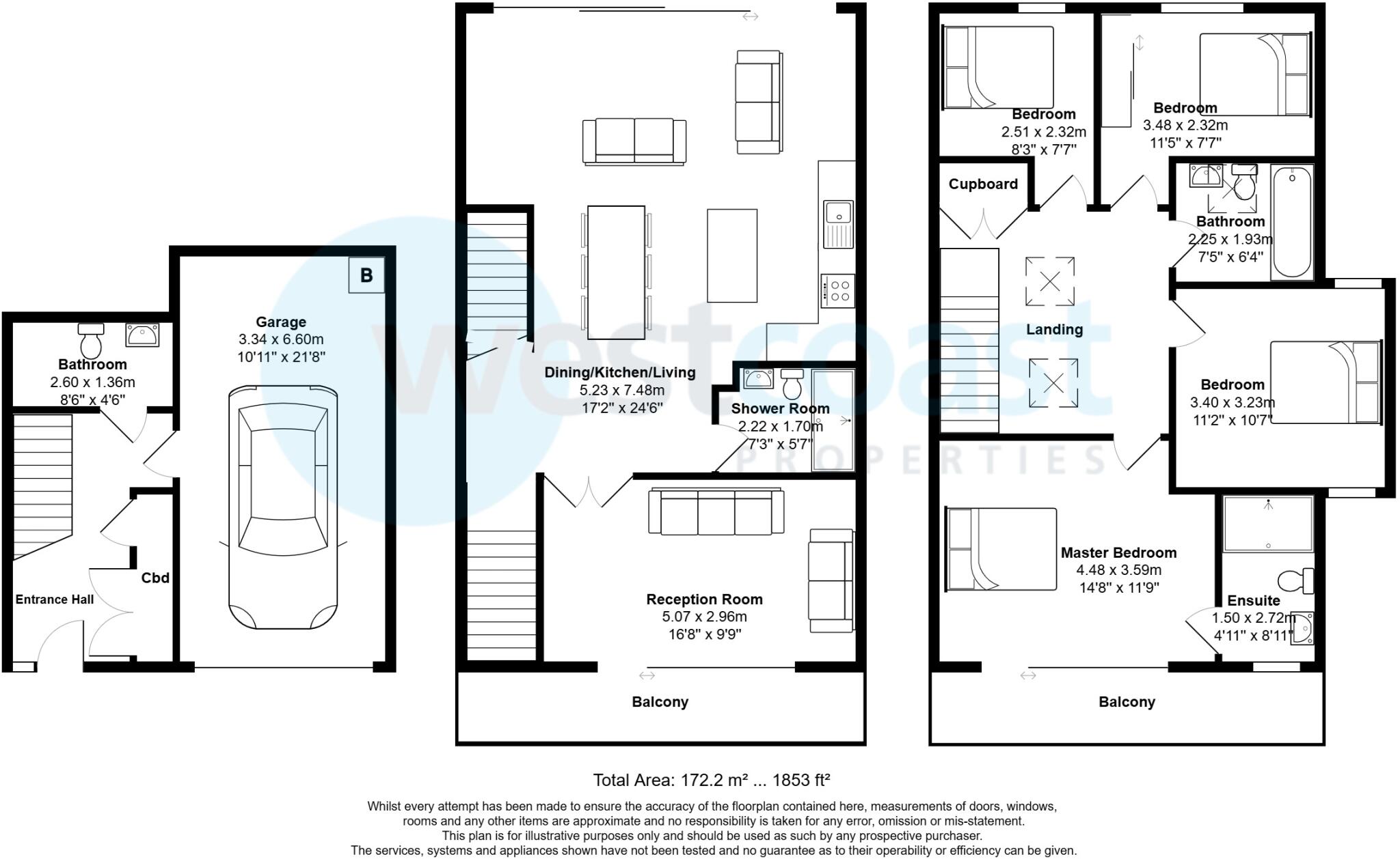 Rose Hill, Portishead, Bristol, Somerset, BS20 floorplan