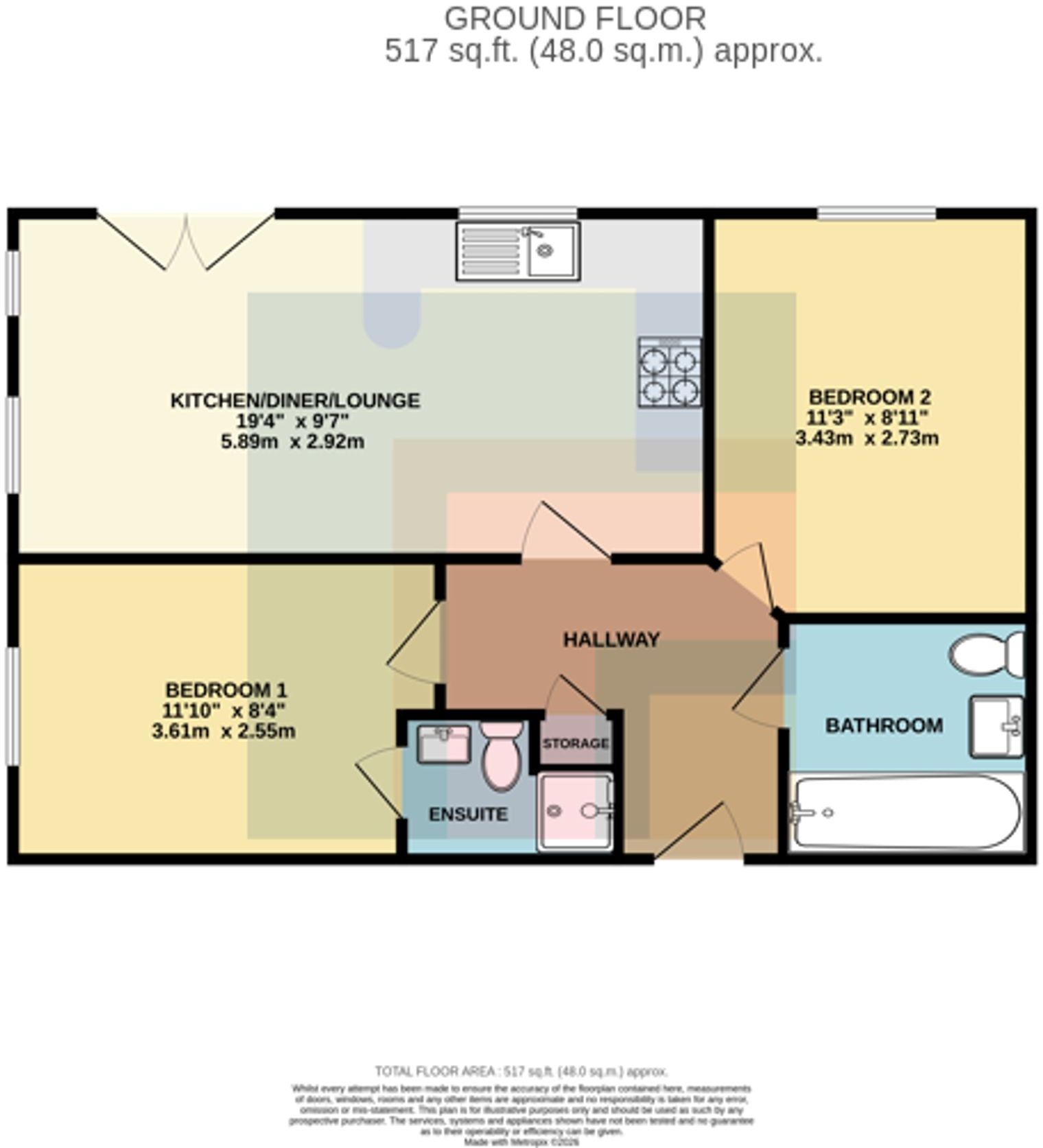 Neptune Road, Barry, CF62 floorplan
