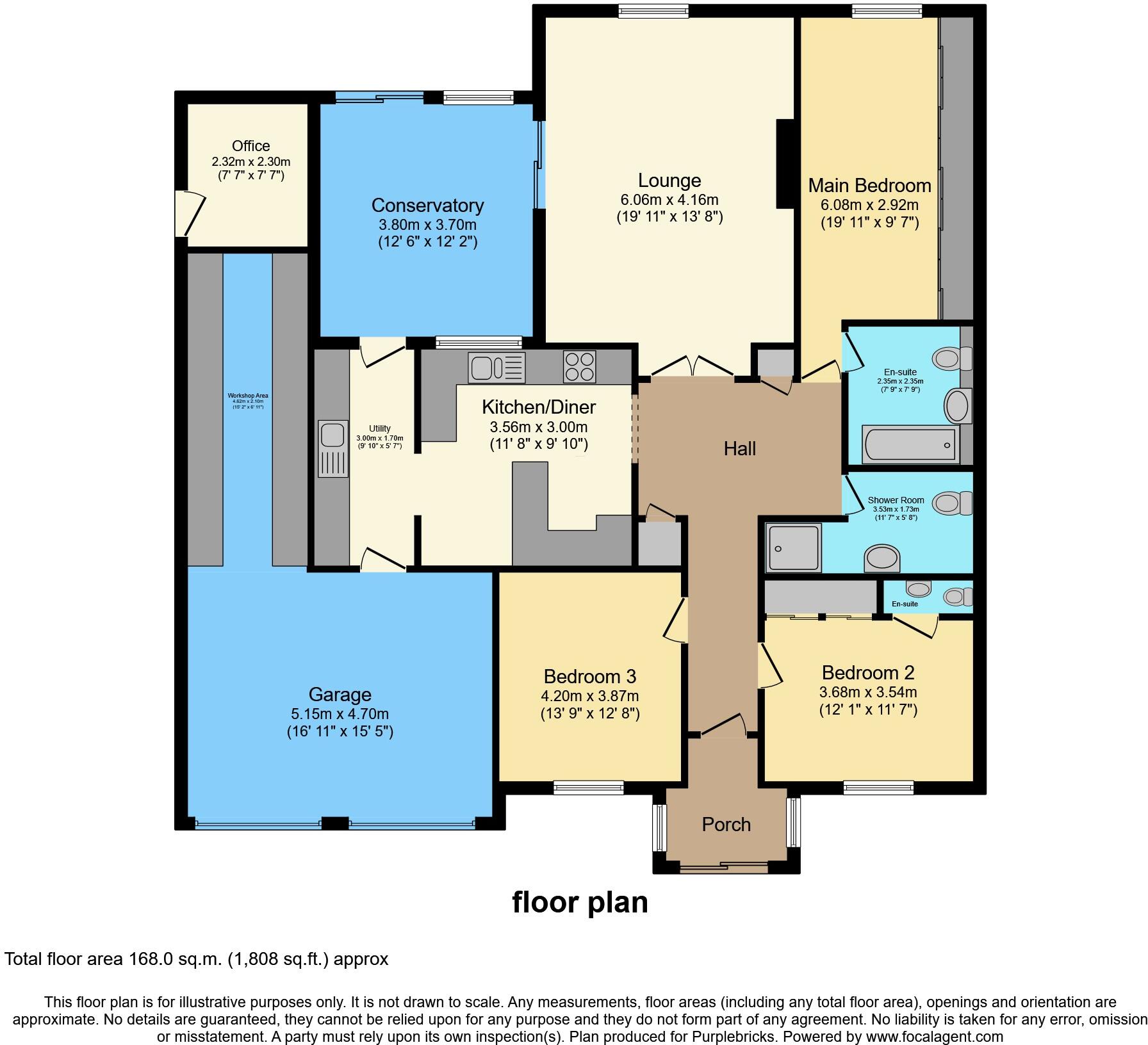 Platts Lane, Bucknall, Woodhall Spa, LN10 floorplan