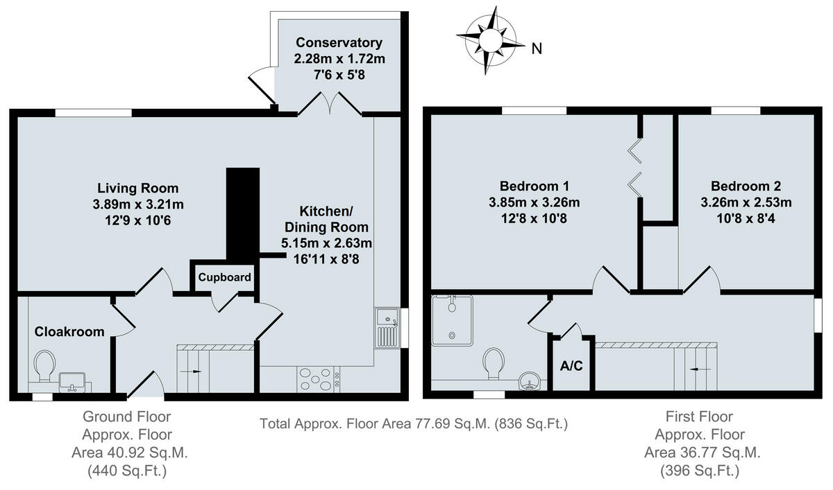 St Marys Mead, Witney, OX28 floorplan