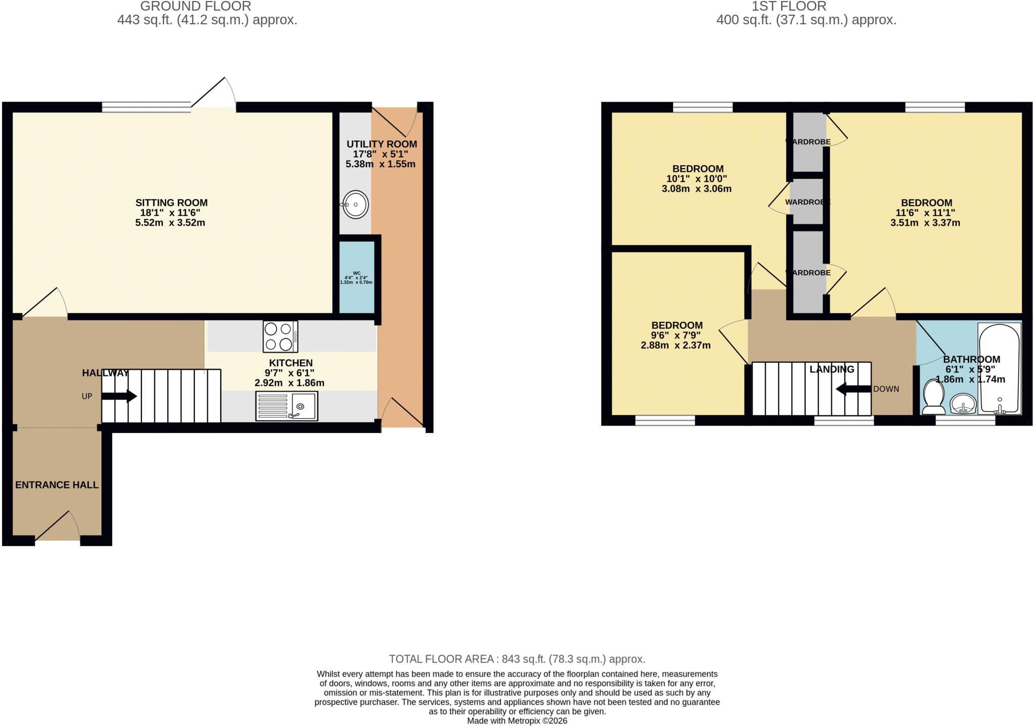 Maidstone Close, Hereford floorplan