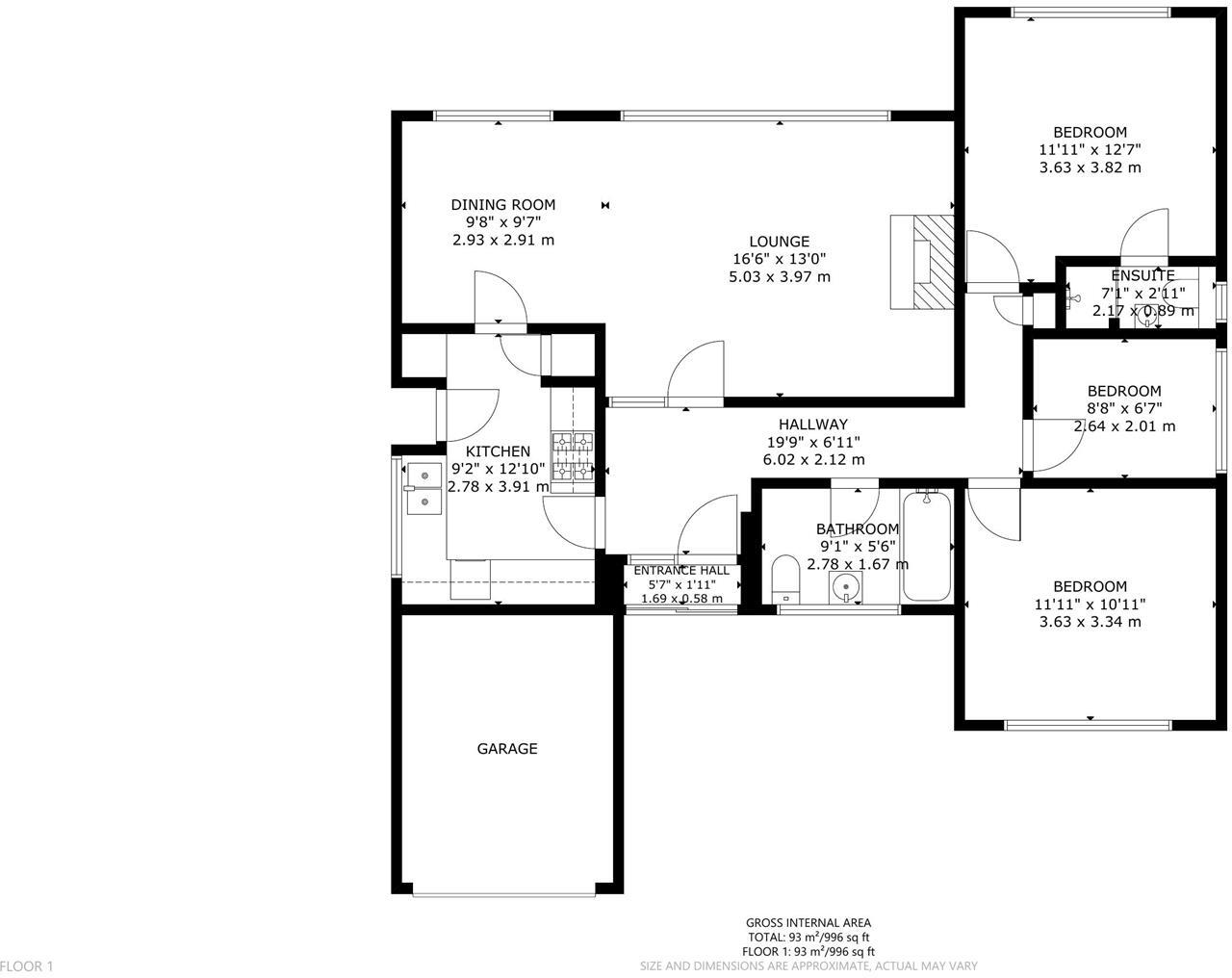 Chatfield Crescent, Eastbourne floorplan