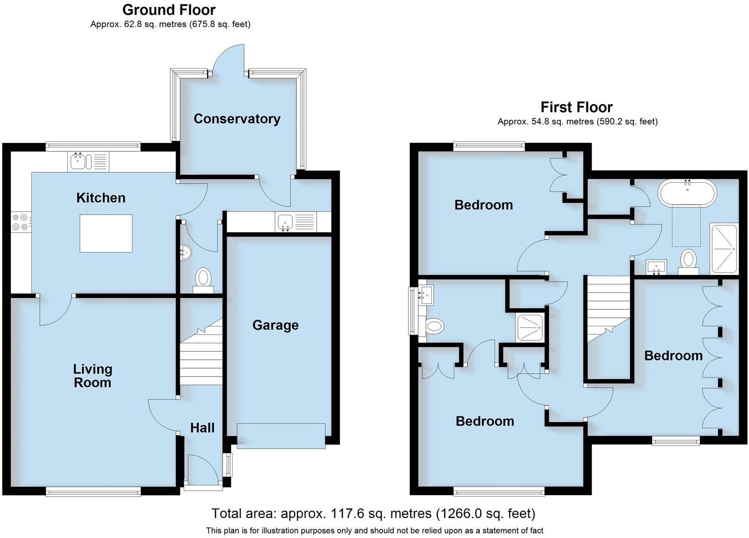 Merestone Close, Southam floorplan