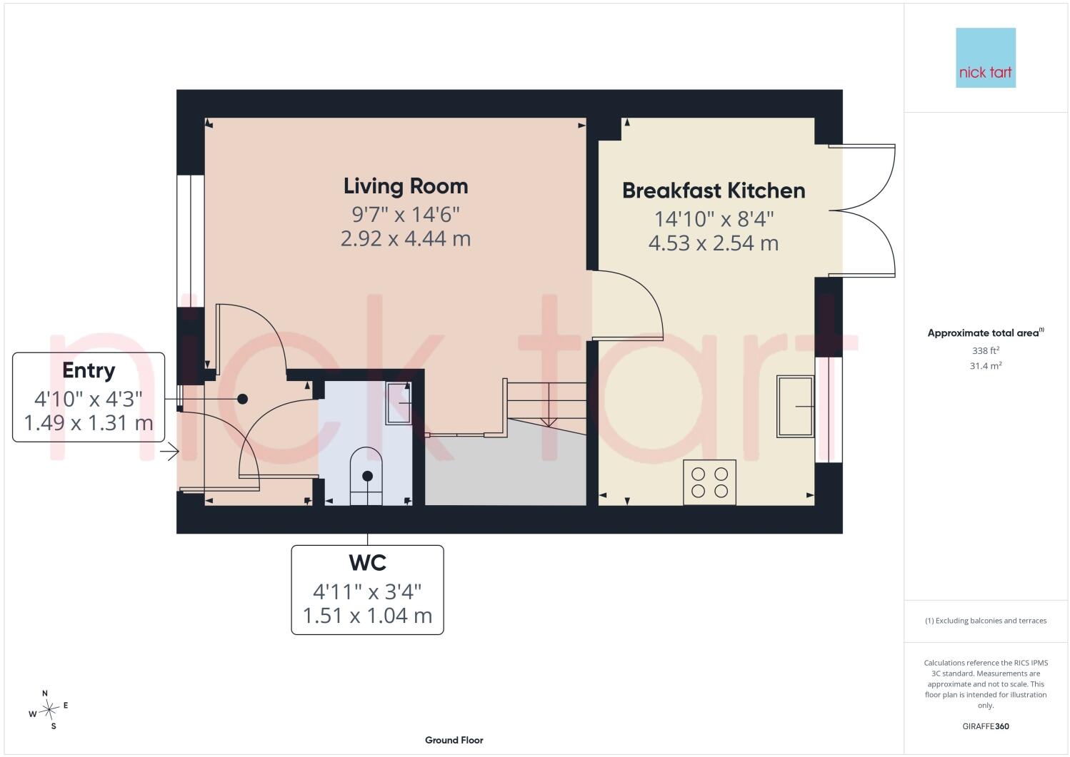 Le Mans Gardens, Wolverhampton, WV10 floorplan