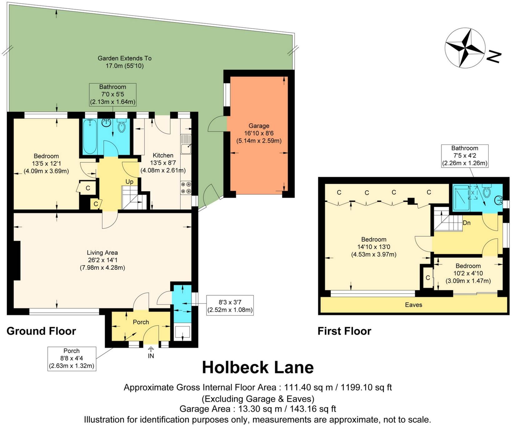 Holbeck Lane, Cheshunt, EN7 floorplan
