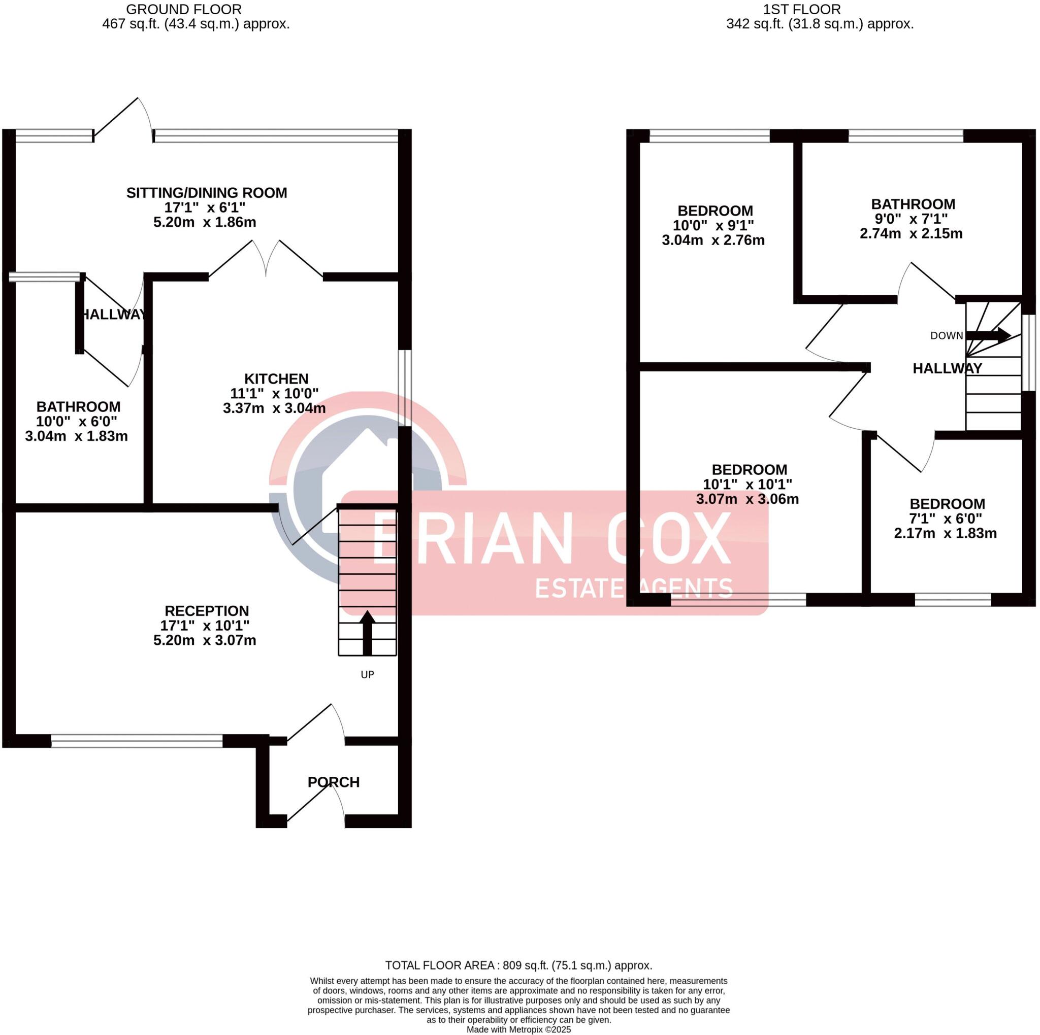 Park Lane, Hayes floorplan
