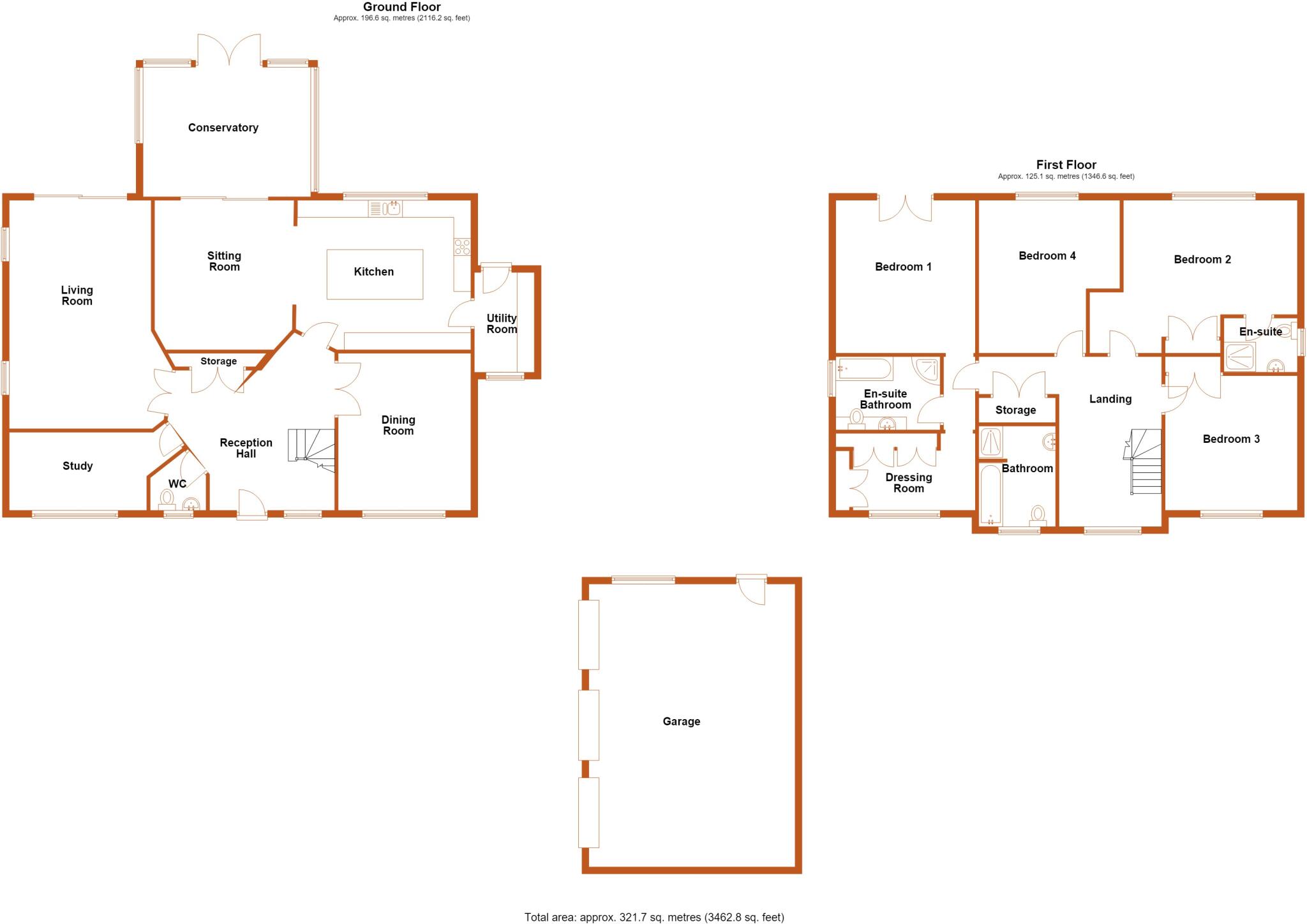 St Georges House, Northop Country Park, Northop floorplan