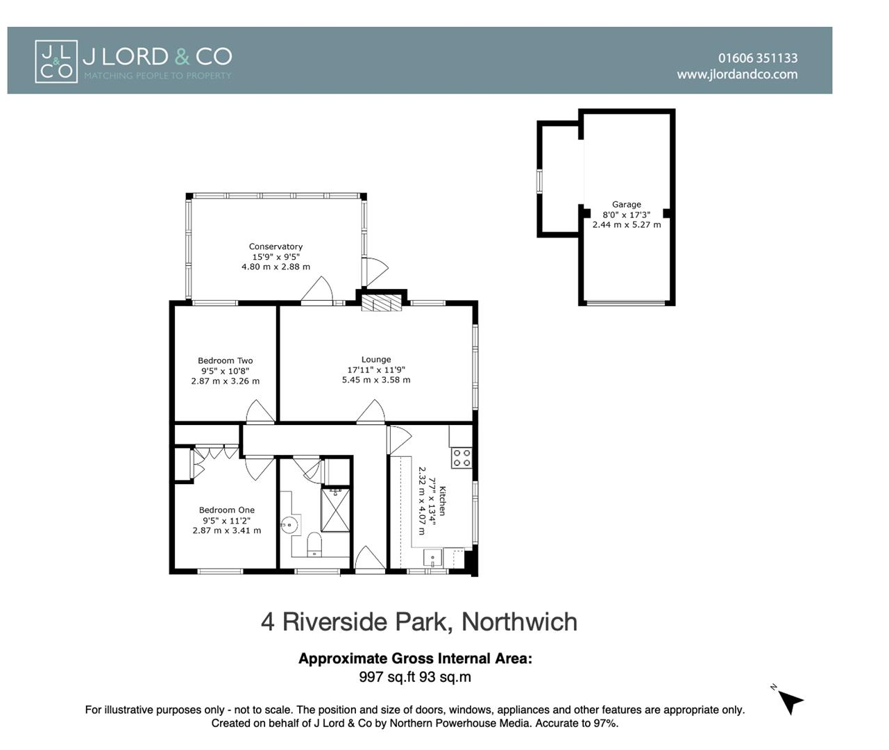 Rosebank - 4 Riverside Park, Northwich, CW8 1DS floorplan