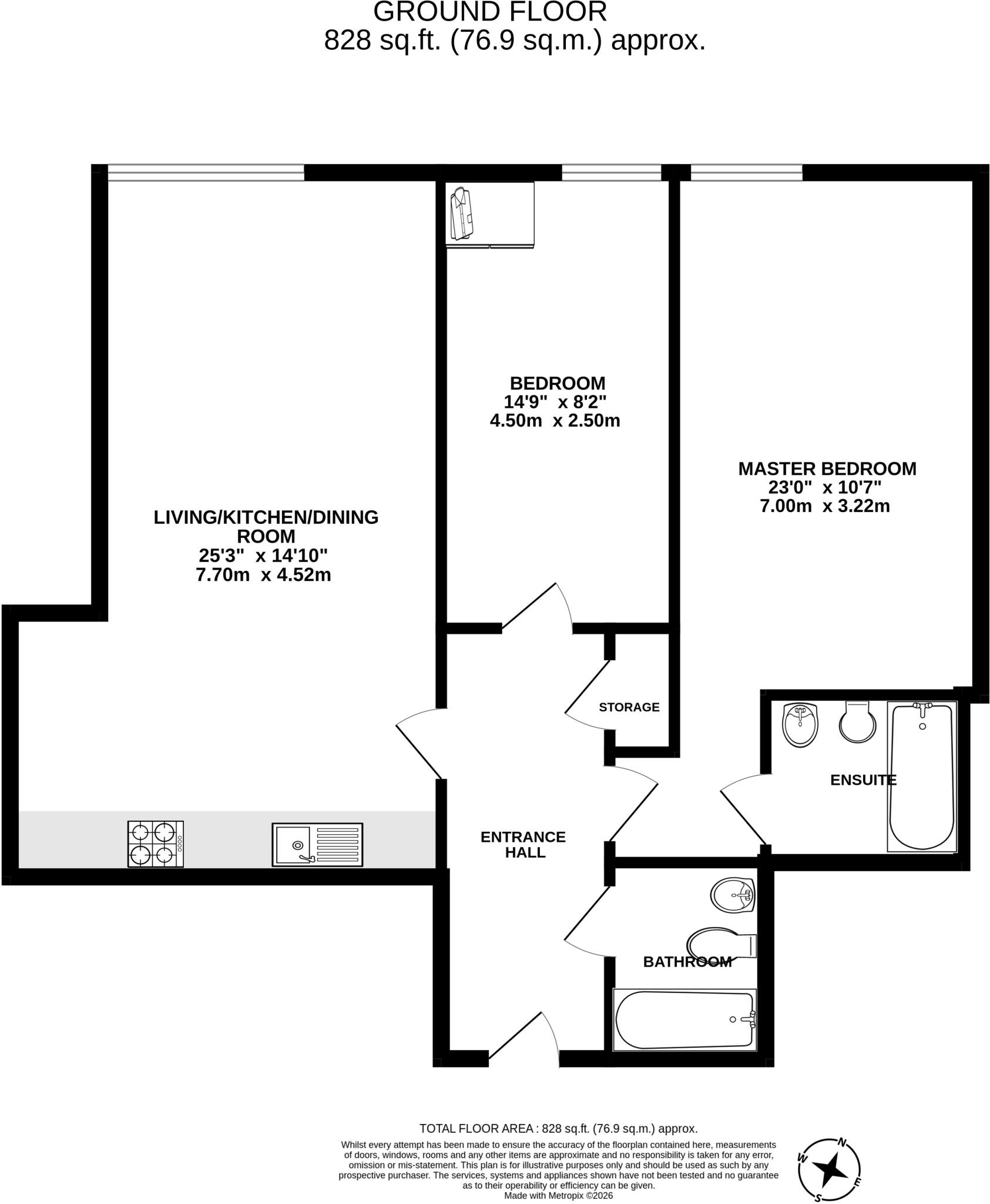 West Hall, Napsbury Park, St Albans, Herts, AL2 floorplan